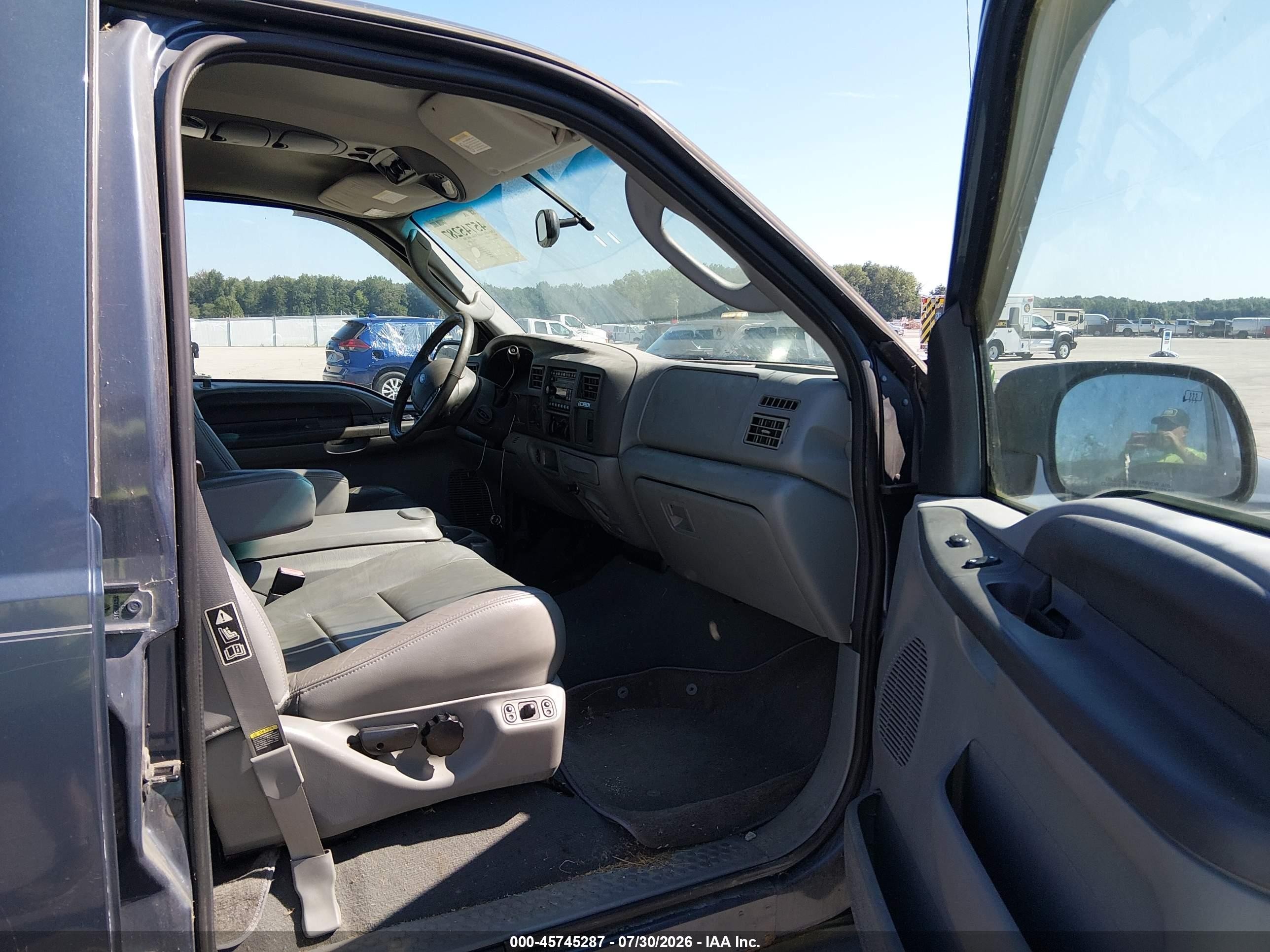 2003 Ford Excursion Xlt Gray vin: 1FMNU41S53EB56510