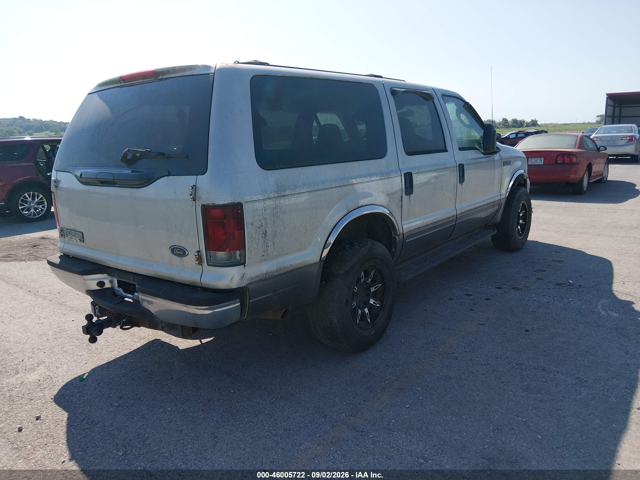 2005 Ford Excursion Xls/xlt Silver vin: 1FMNU41S55EB53982