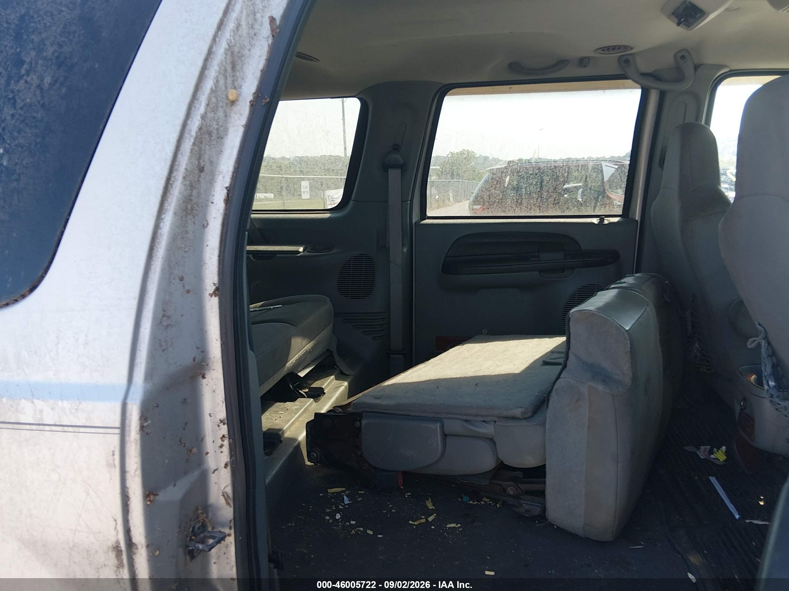 2005 Ford Excursion Xls/xlt Silver vin: 1FMNU41S55EB53982