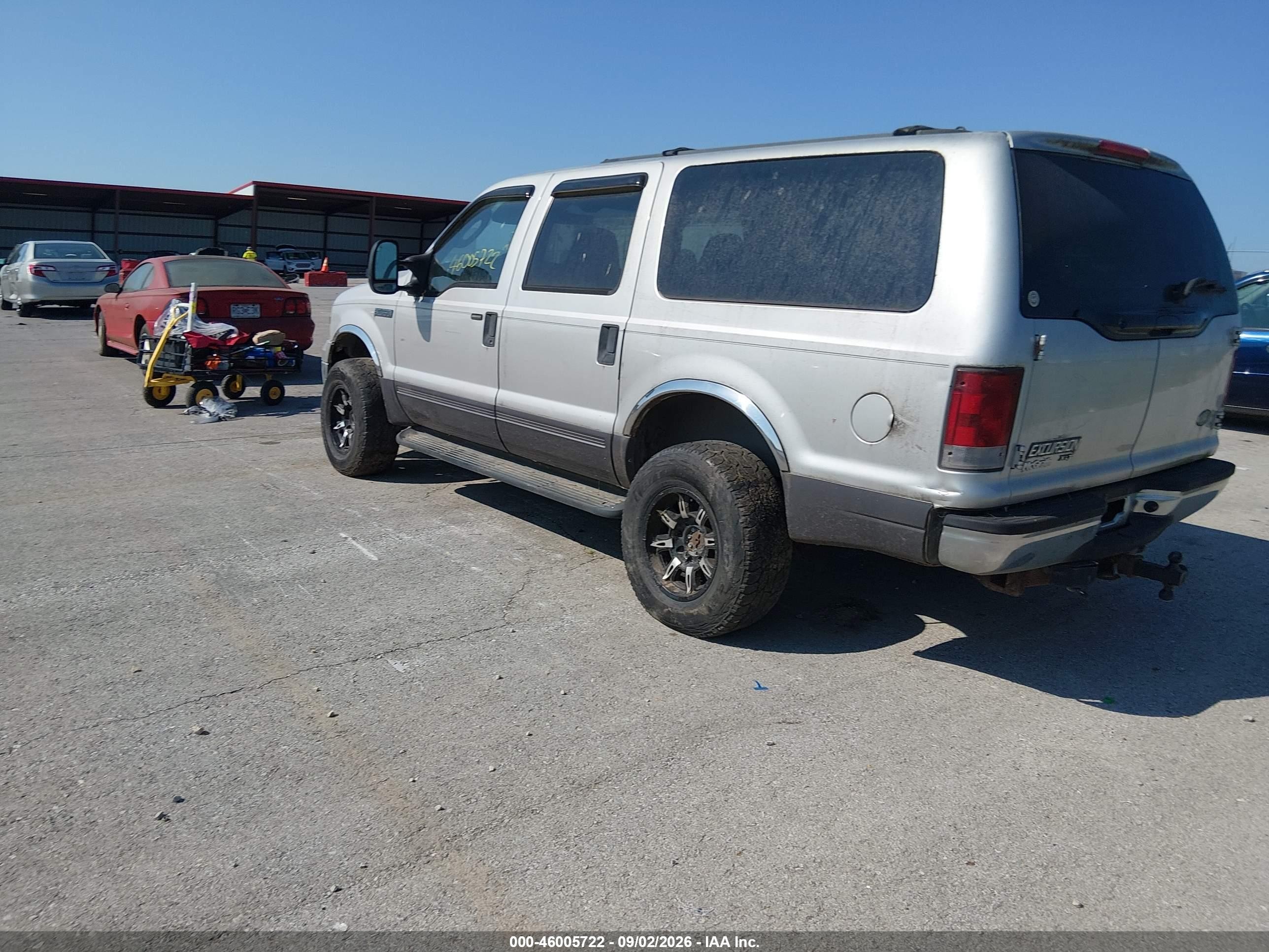 2005 Ford Excursion Xls/xlt Silver vin: 1FMNU41S55EB53982