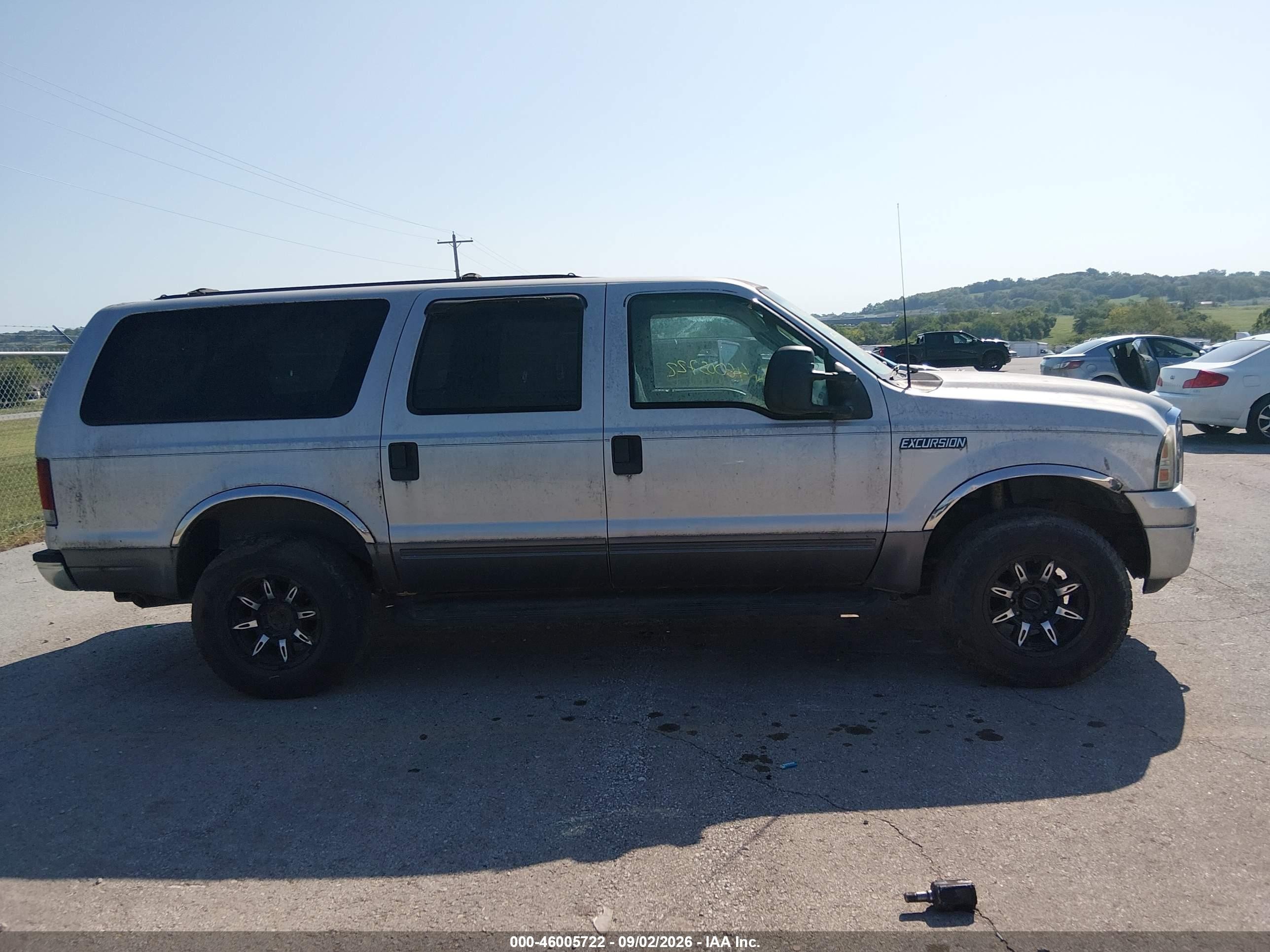 2005 Ford Excursion Xls/xlt Silver vin: 1FMNU41S55EB53982