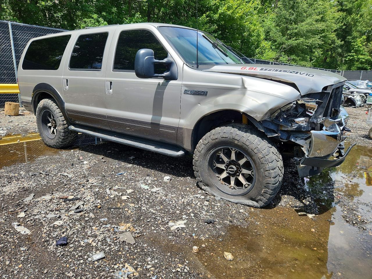 2002 Ford Excursion Xlt Silver vin: 1FMNU41S72EC39533