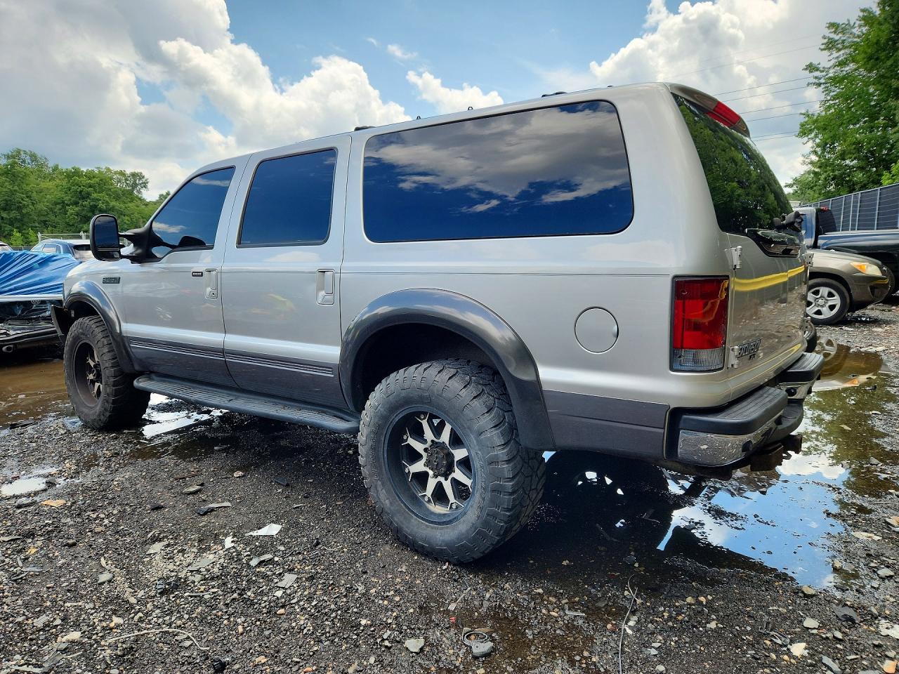 2002 Ford Excursion Xlt Silver vin: 1FMNU41S72EC39533