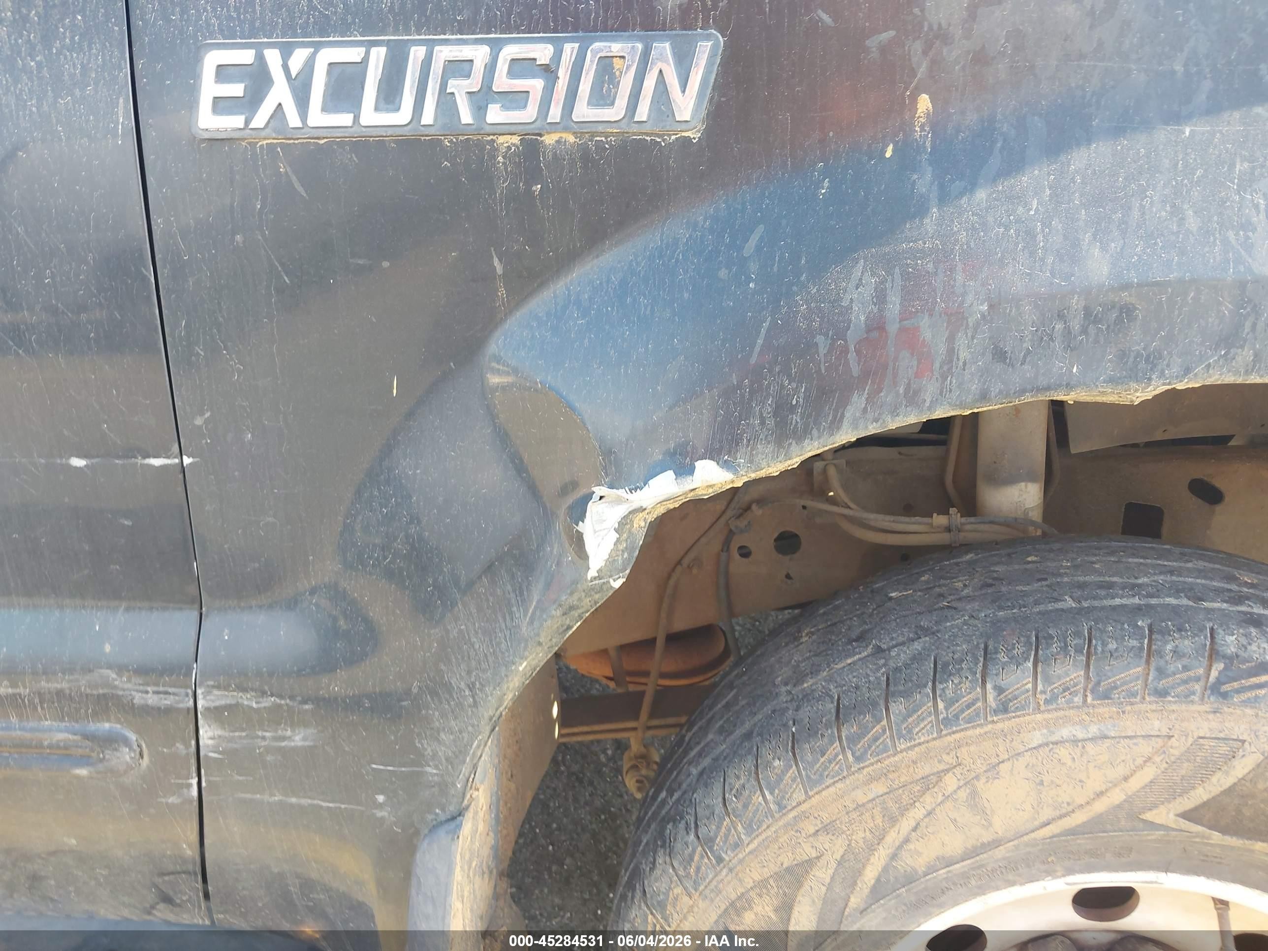 2000 Ford Excursion Xlt Black vin: 1FMNU41S7YED60667