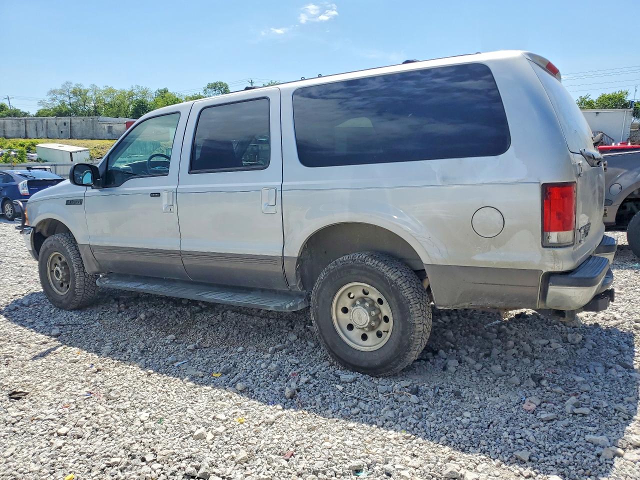 2001 Ford Excursion Xlt Silver vin: 1FMNU41S81EB02549