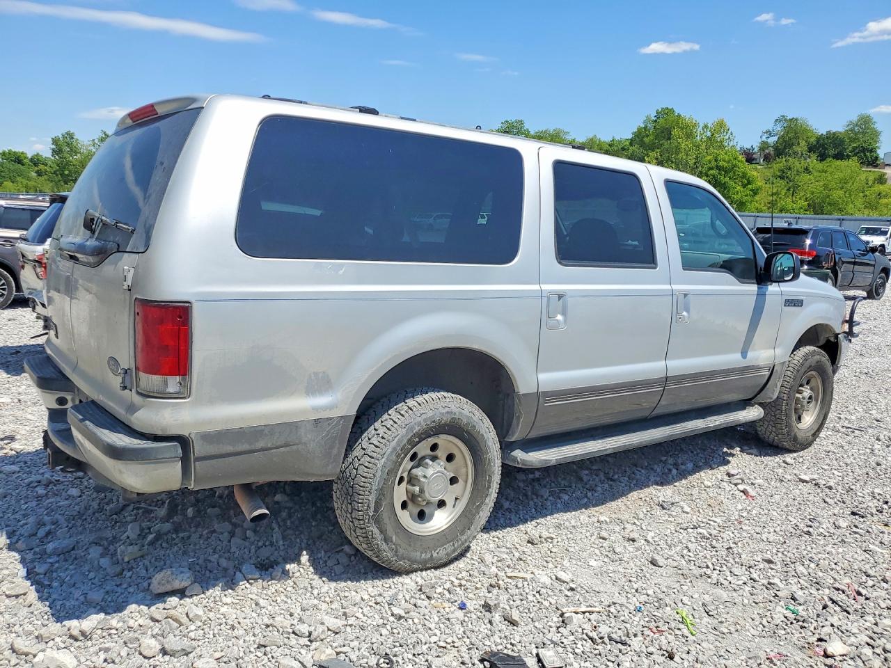 2001 Ford Excursion Xlt Silver vin: 1FMNU41S81EB02549