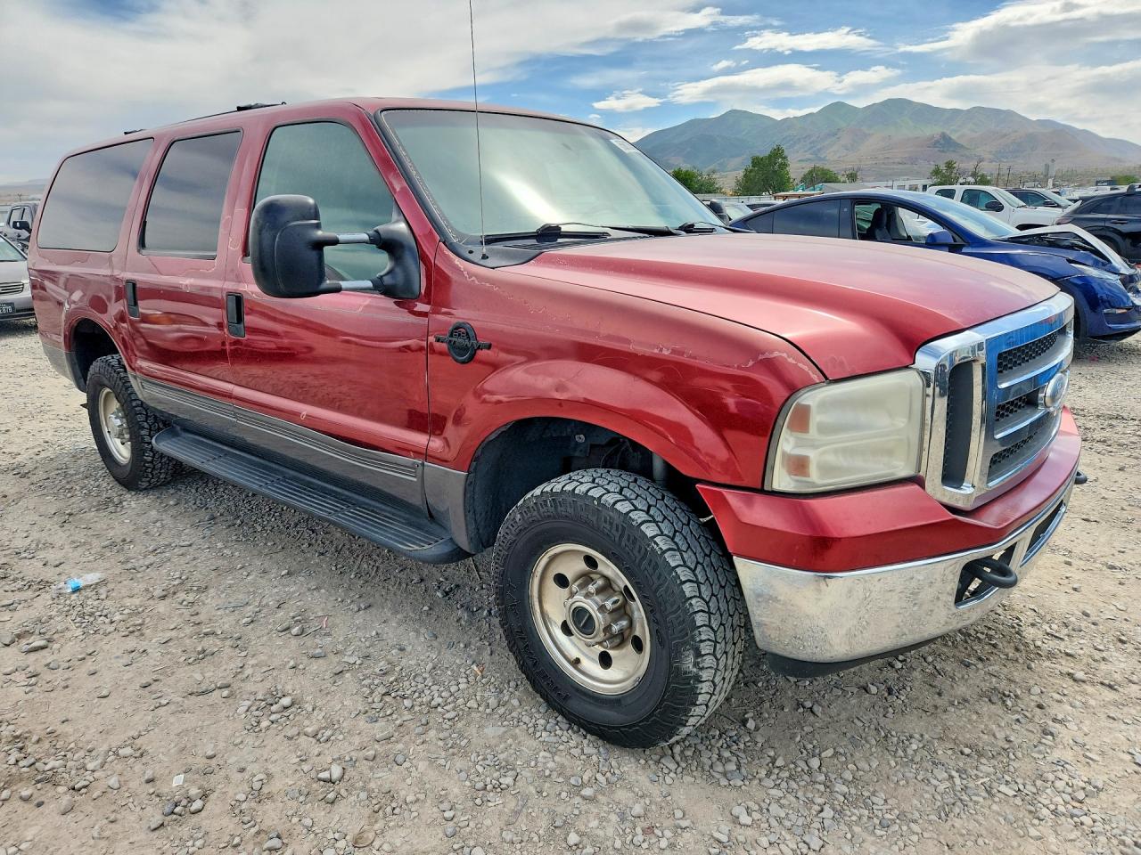 2005 Ford Excursion Xlt Бордовый vin: 1FMNU41S95EB25389
