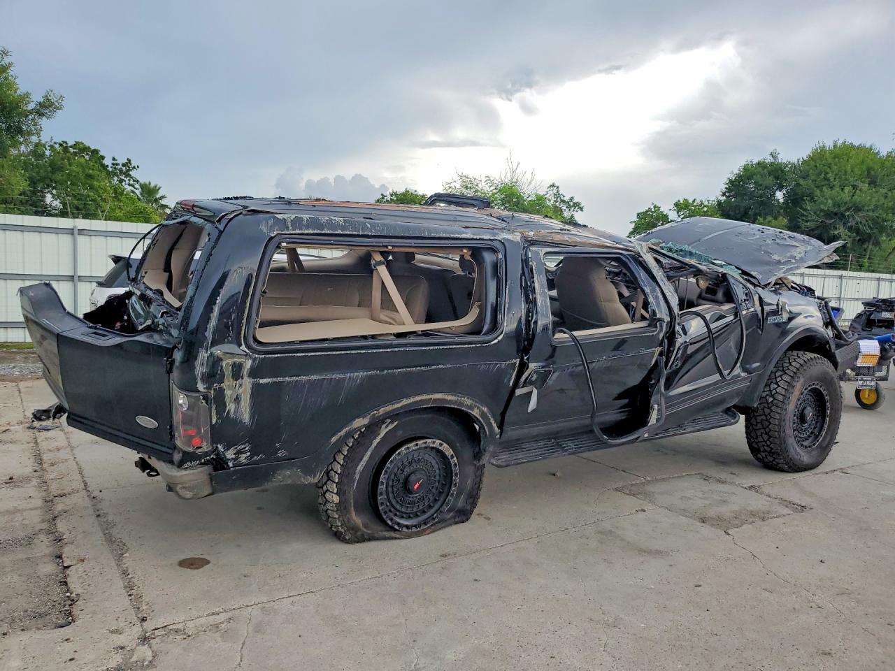 2000 Ford Excursion Limited Black vin: 1FMNU42F8YEE50430