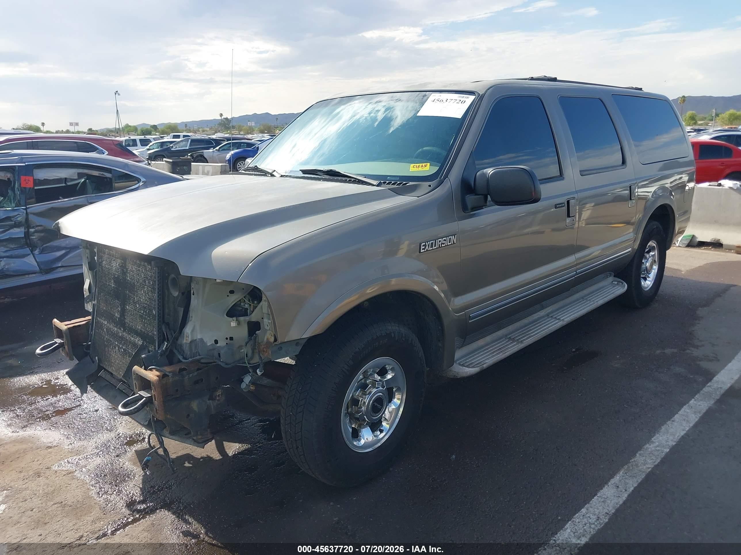 2005 Ford Excursion Limited Champagne vin: 1FMNU42L15EC66318