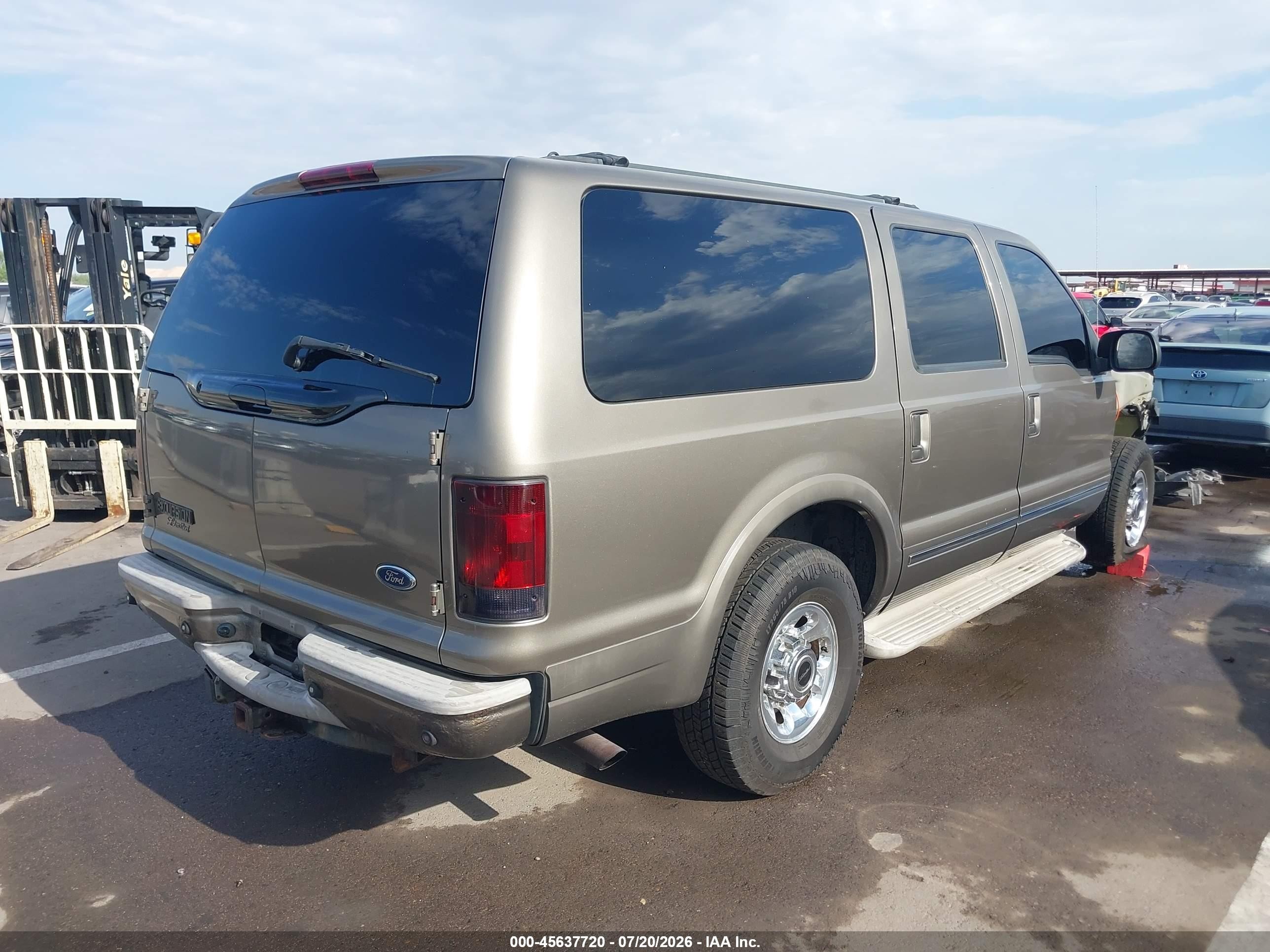 2005 Ford Excursion Limited Champagne vin: 1FMNU42L15EC66318