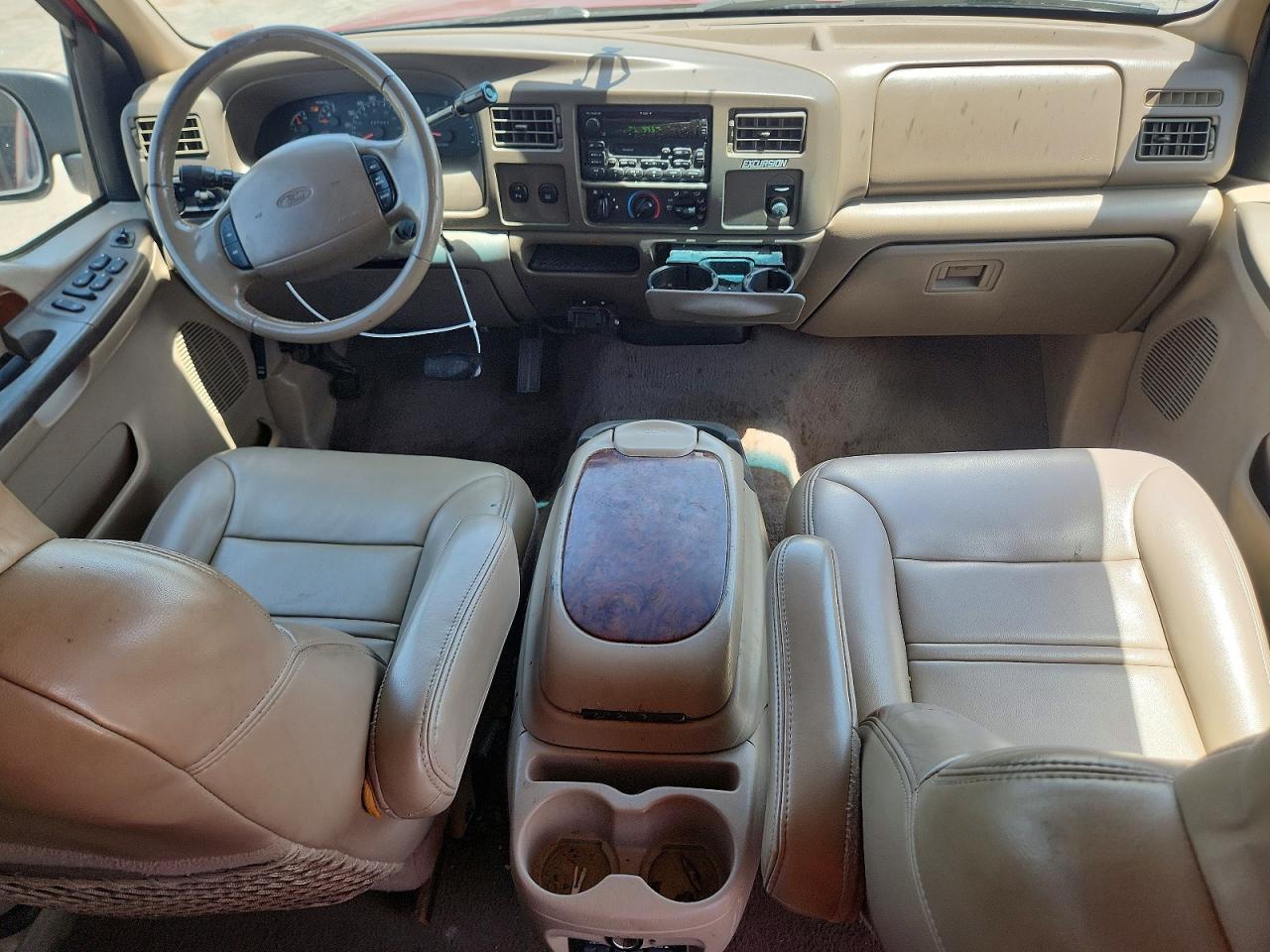 2000 Ford Excursion Limited Red vin: 1FMNU42L1YEC70261