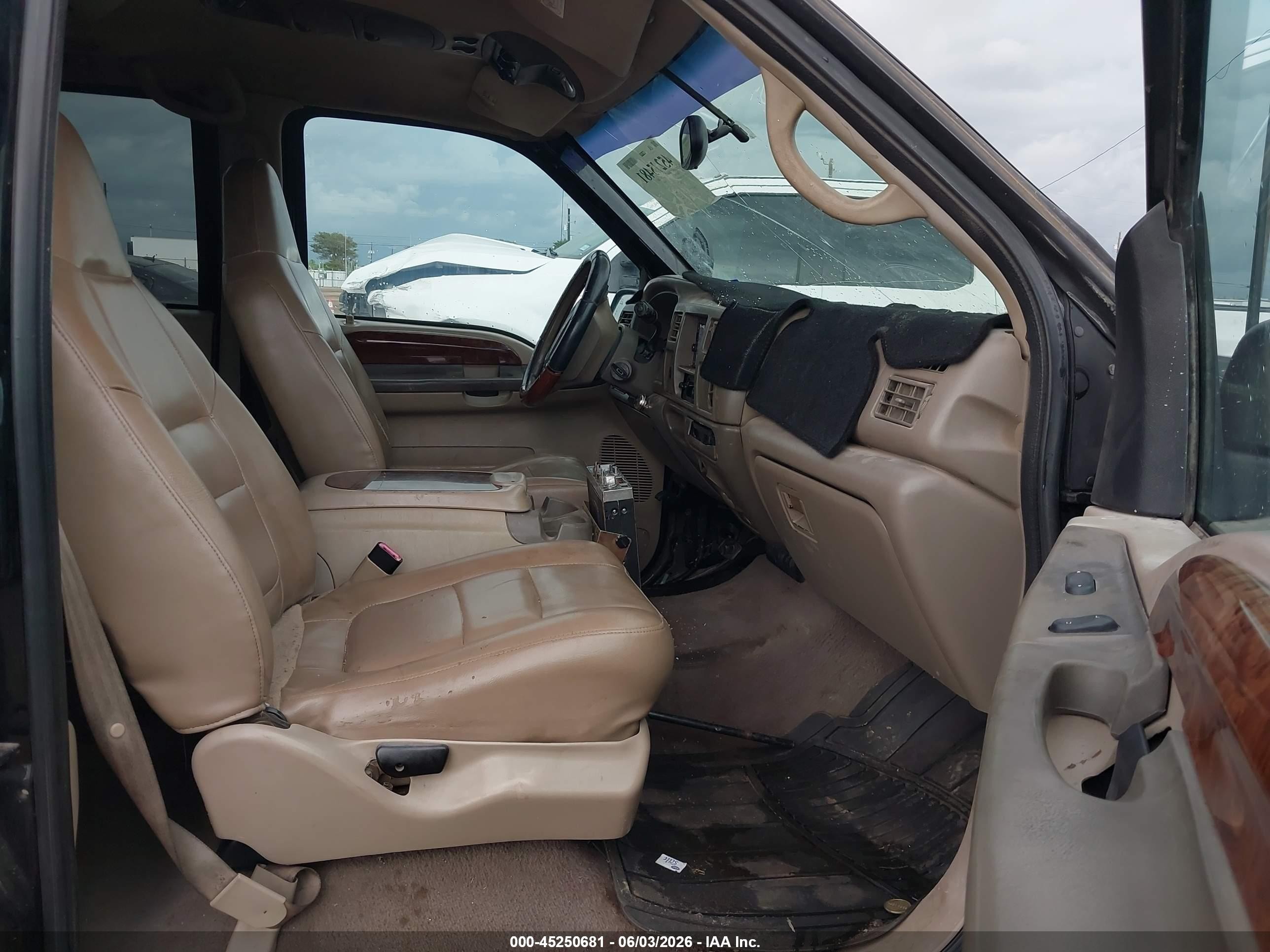 2001 Ford Excursion Limited Black vin: 1FMNU42L41EA61862