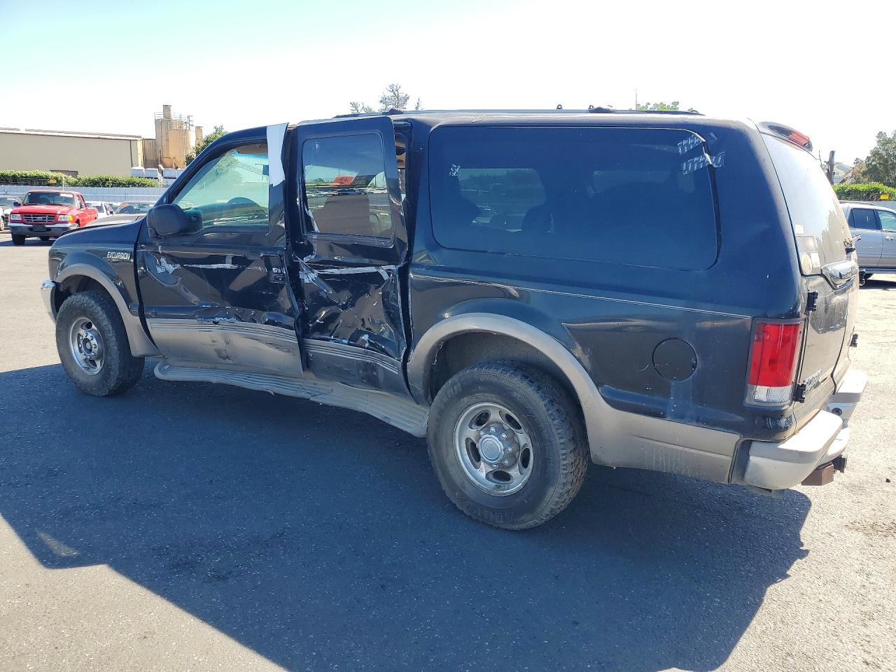 2000 Ford Excursion Limited Black vin: 1FMNU42L8YEA83034