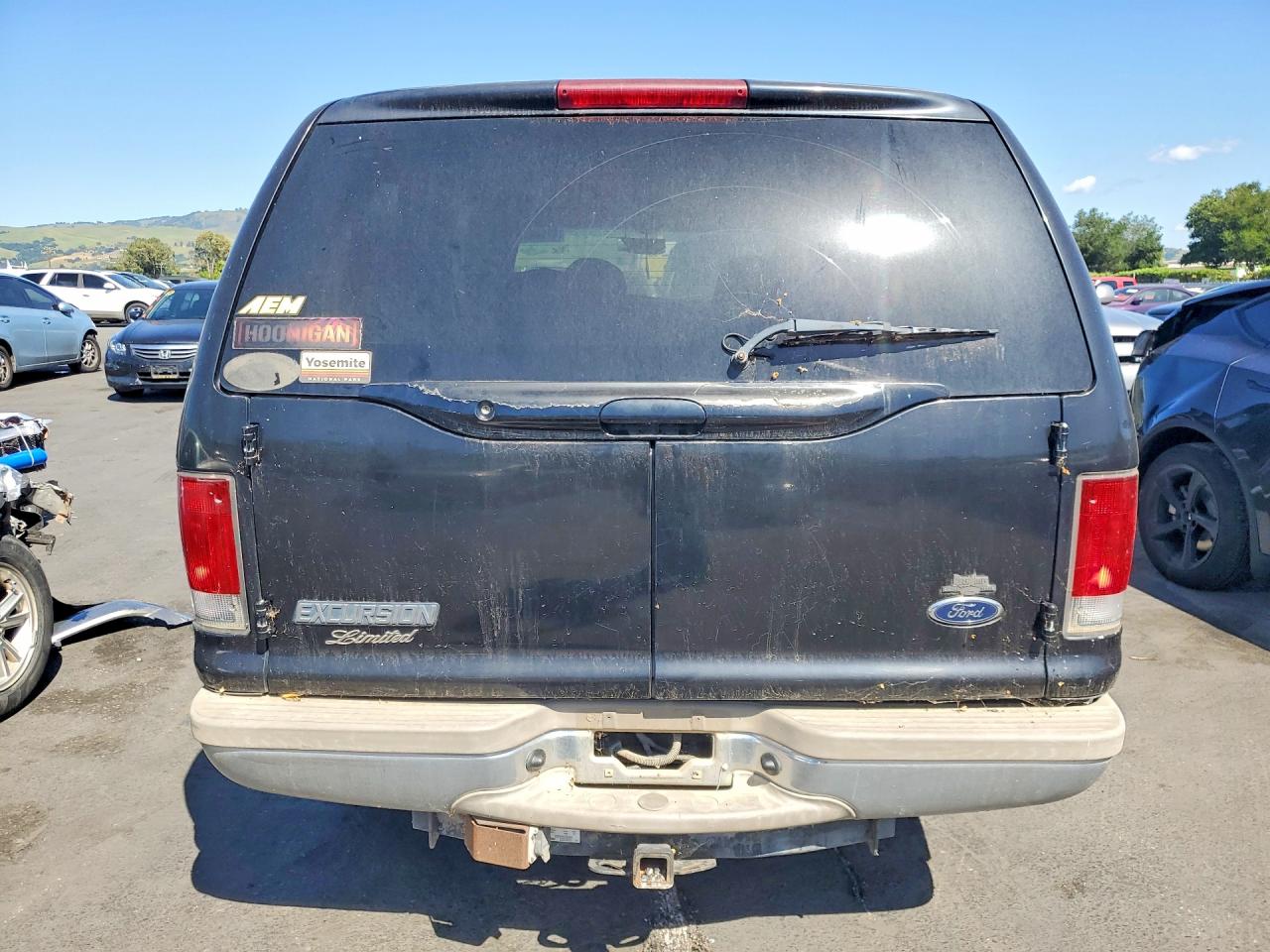 2000 Ford Excursion Limited Black vin: 1FMNU42L8YEA83034