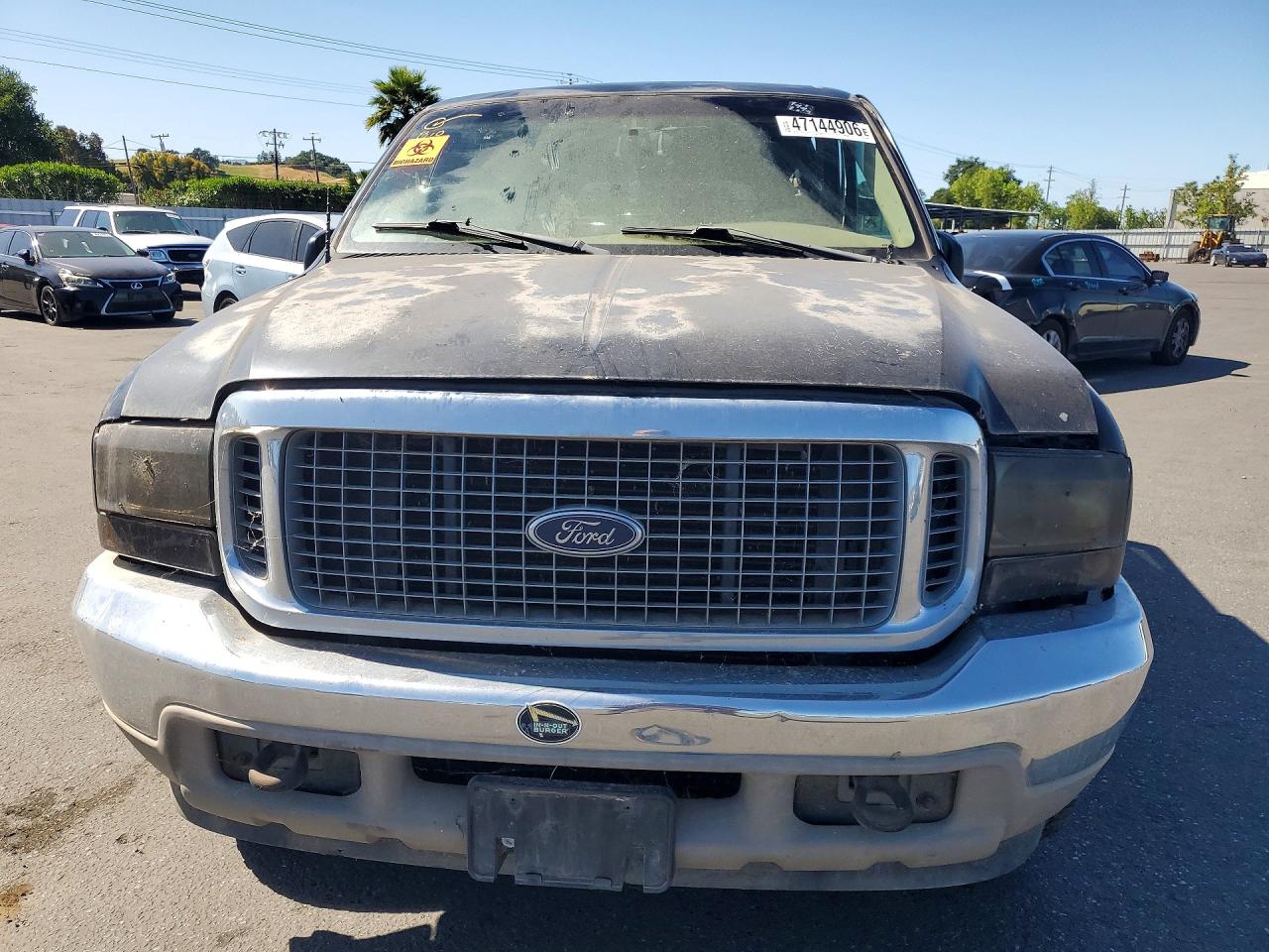2000 Ford Excursion Limited Black vin: 1FMNU42L8YEA83034