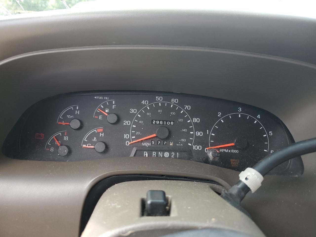 2001 Ford Excursion Limited Белый vin: 1FMNU42LX1EC27446
