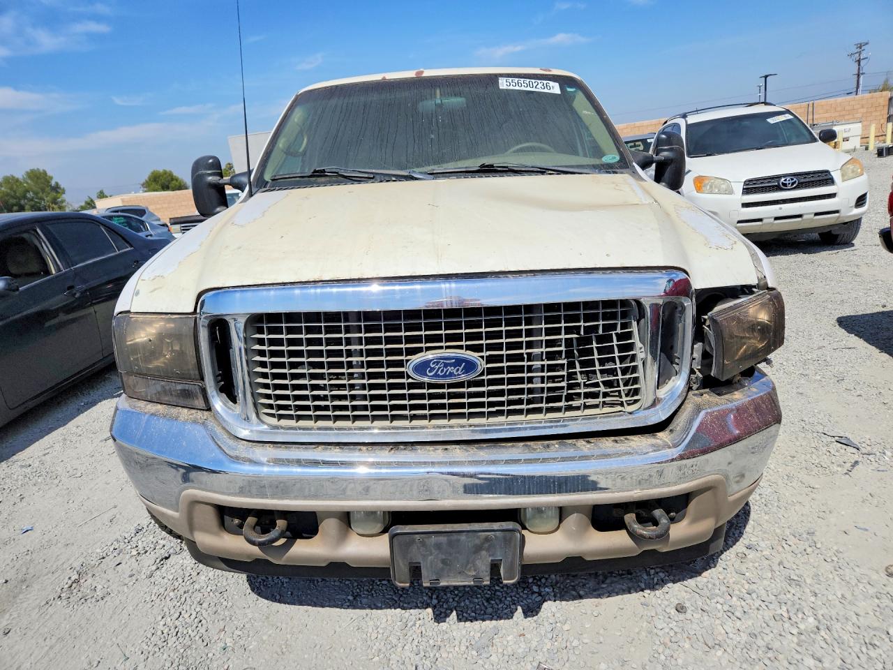 2001 Ford Excursion Limited White vin: 1FMNU42S31EC18756