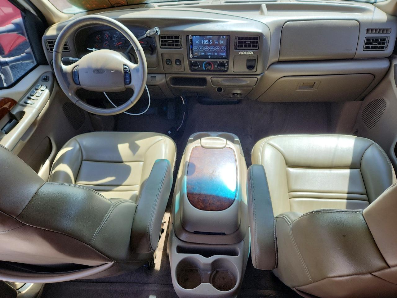 2001 Ford Excursion Limited White vin: 1FMNU42S31EC18756