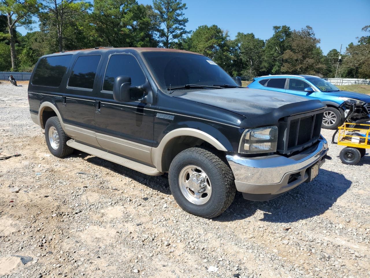 2000 Ford Excursion Limited Black vin: 1FMNU42S3YEC34756