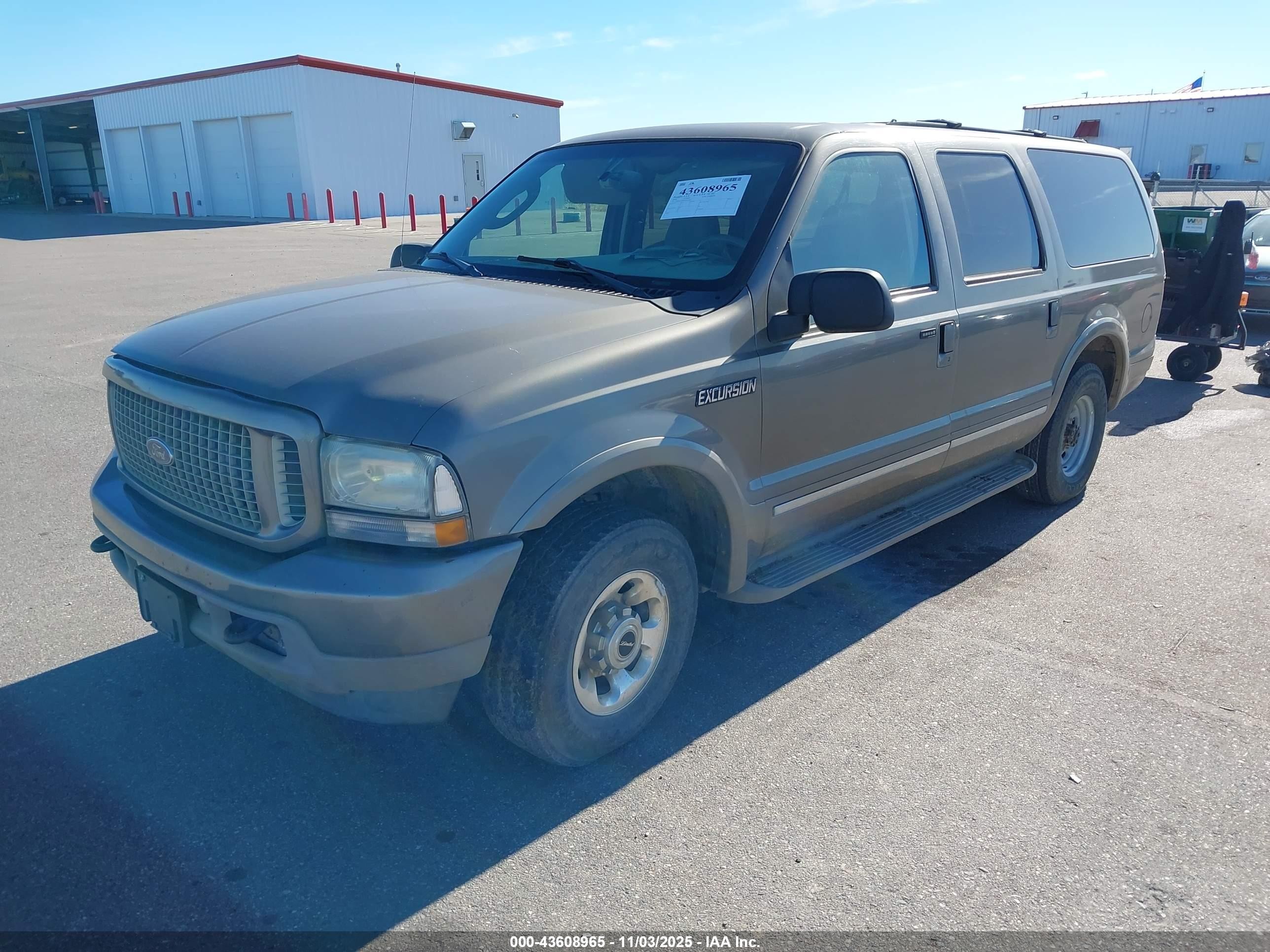 2004 Ford Excursion Limited Коричневый vin: 1FMNU42S44EB57700