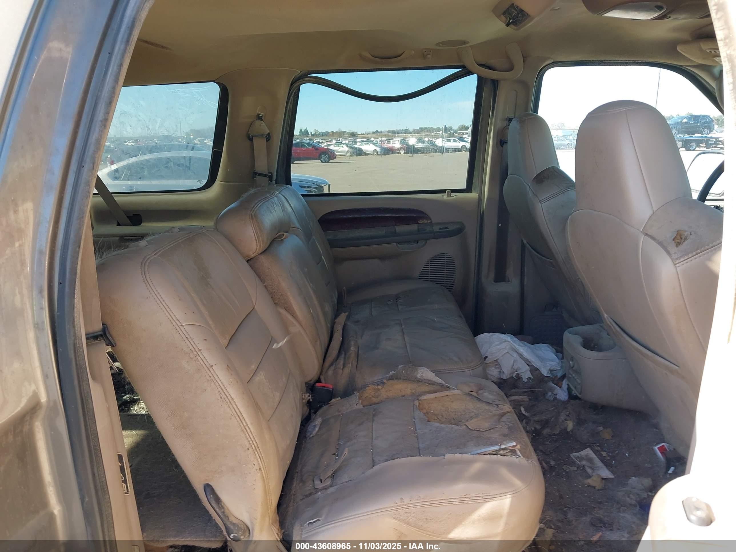 2004 Ford Excursion Limited Коричневый vin: 1FMNU42S44EB57700