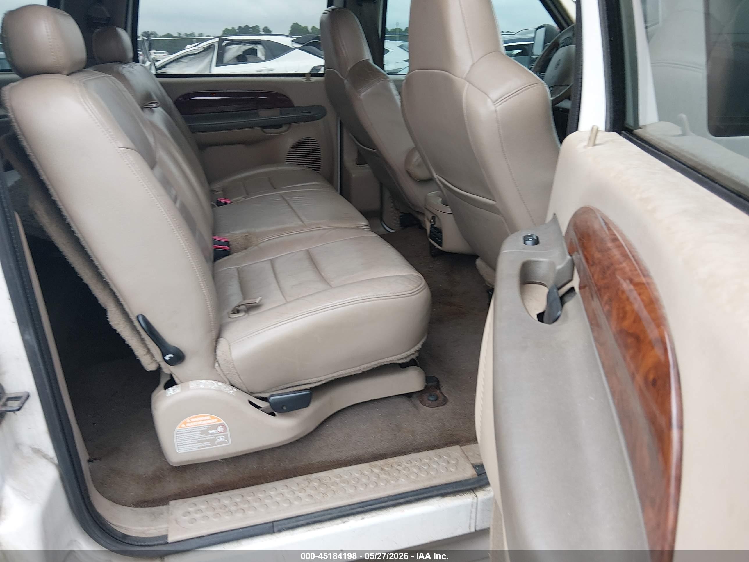 2002 Ford Excursion Limited Белый vin: 1FMNU42S52EC84856