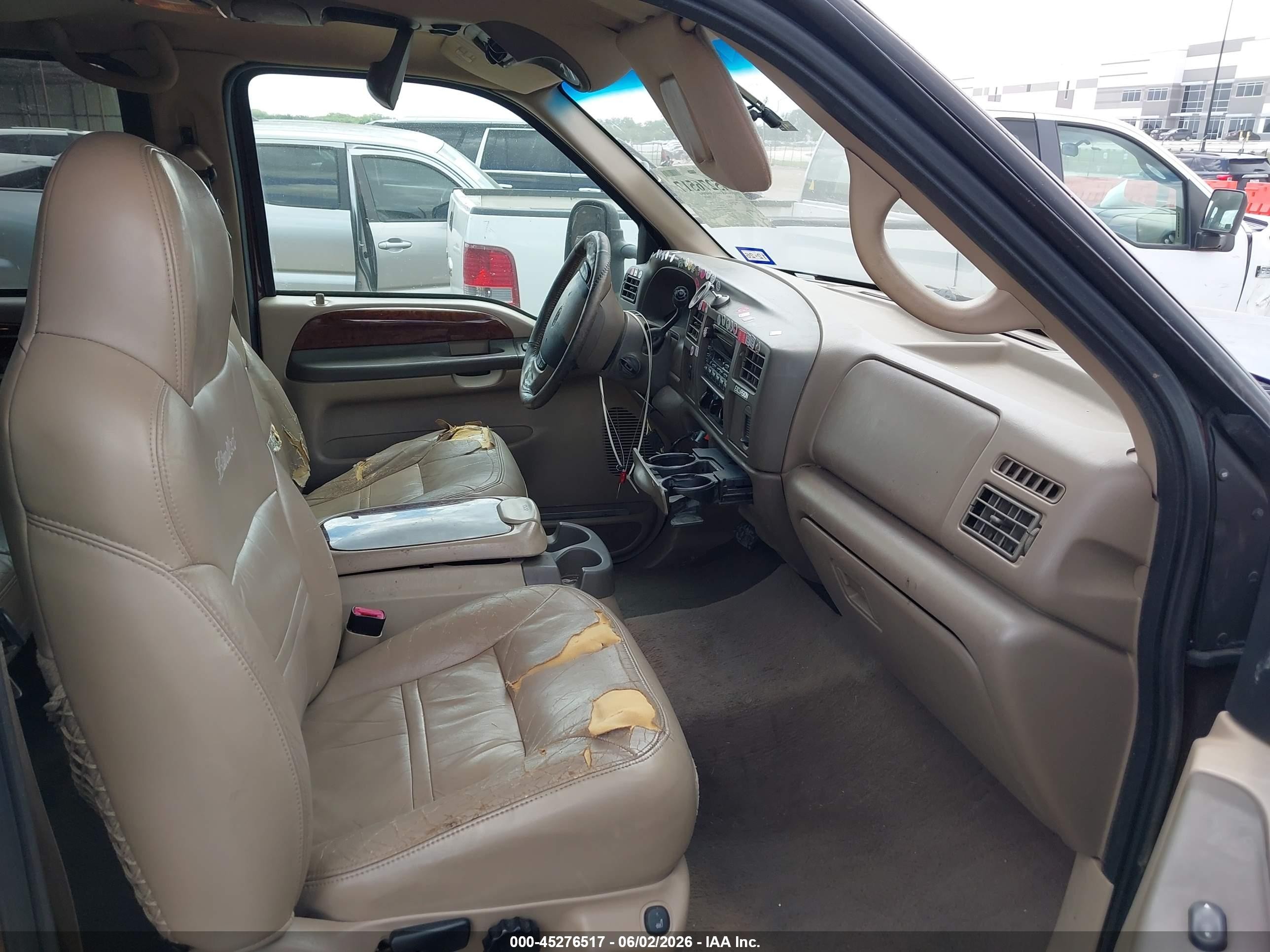 2000 Ford Excursion Limited Gray vin: 1FMNU42S5YED09344