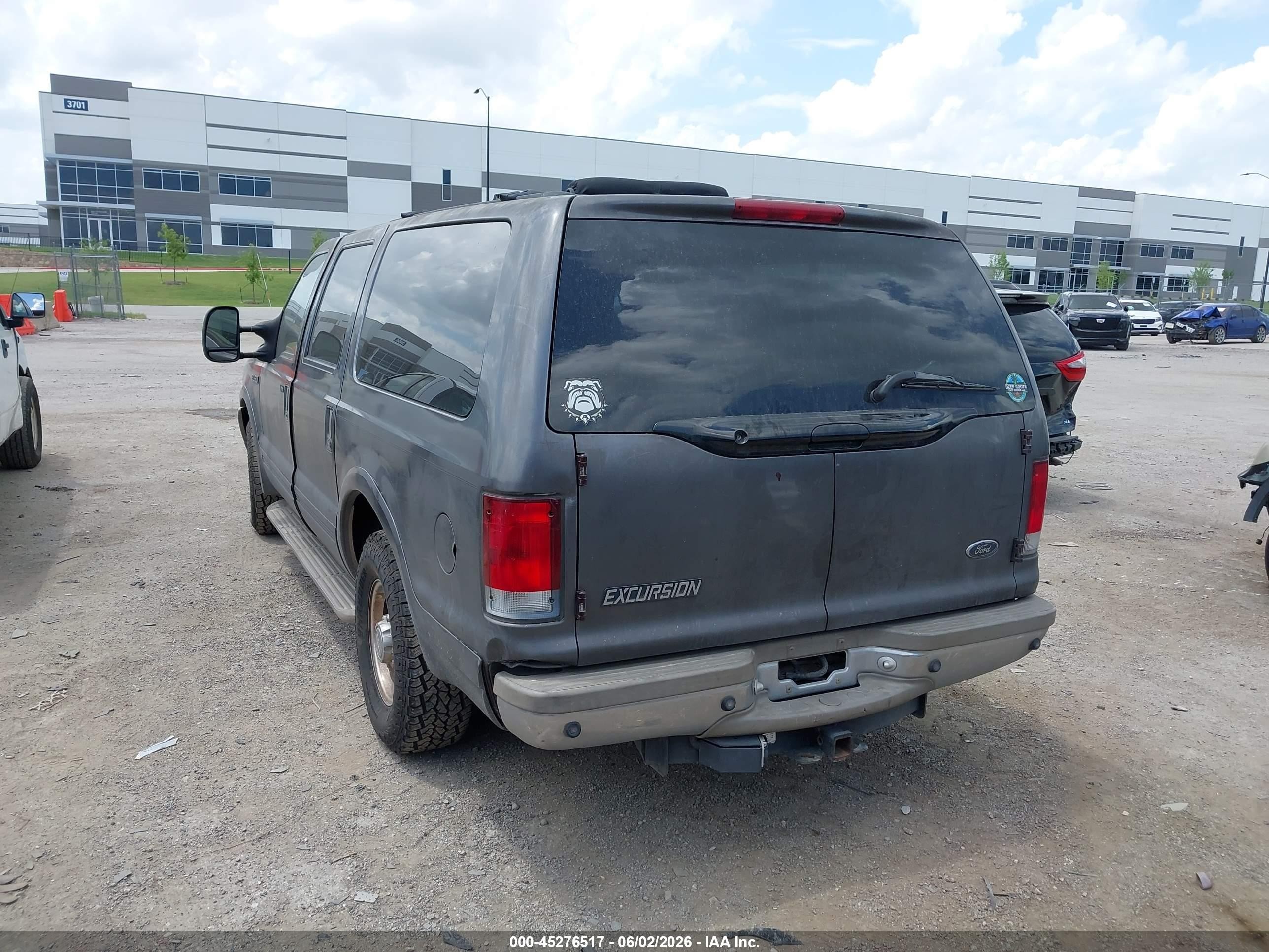 2000 Ford Excursion Limited Gray vin: 1FMNU42S5YED09344