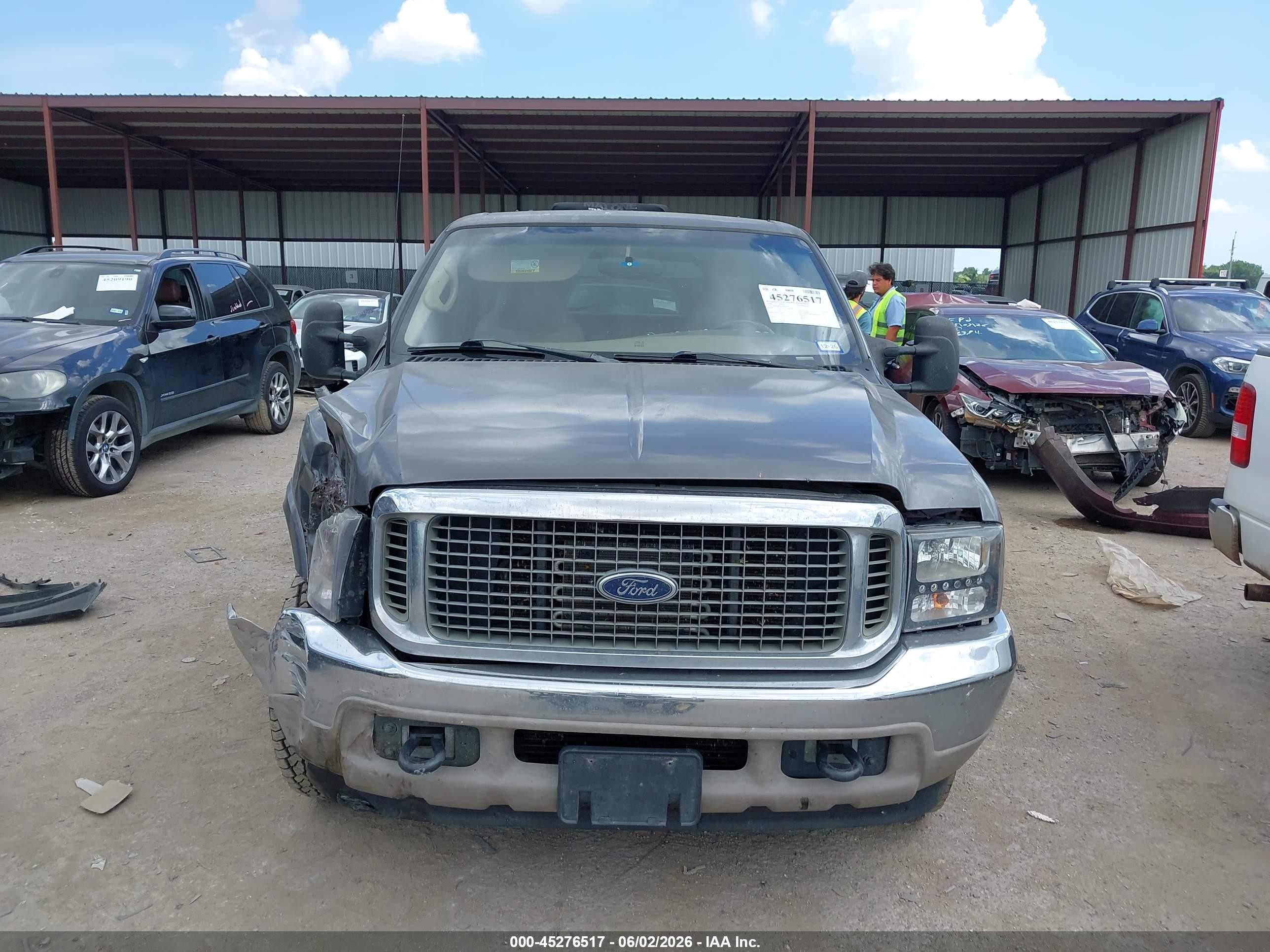 2000 Ford Excursion Limited Gray vin: 1FMNU42S5YED09344
