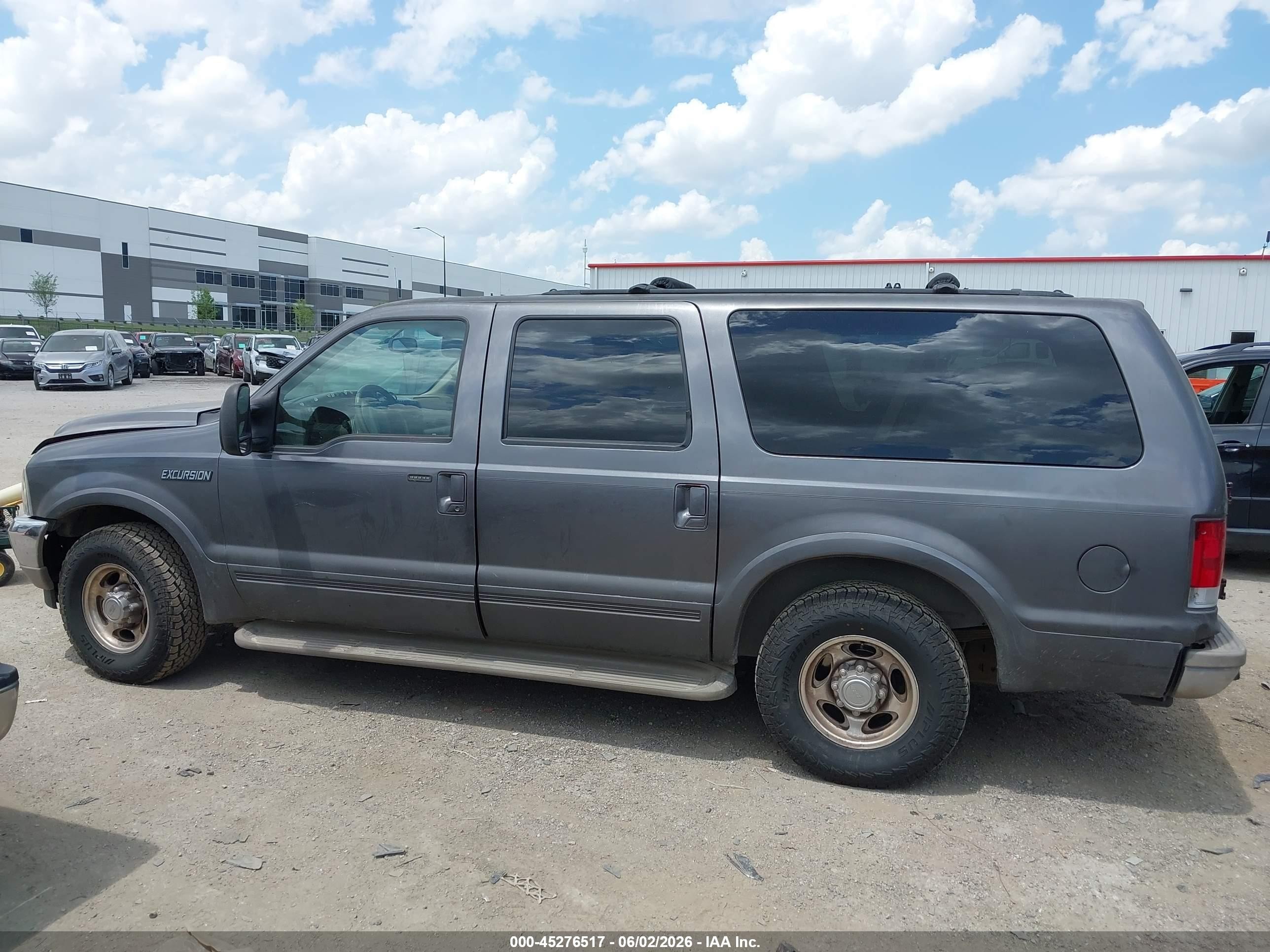 2000 Ford Excursion Limited Gray vin: 1FMNU42S5YED09344