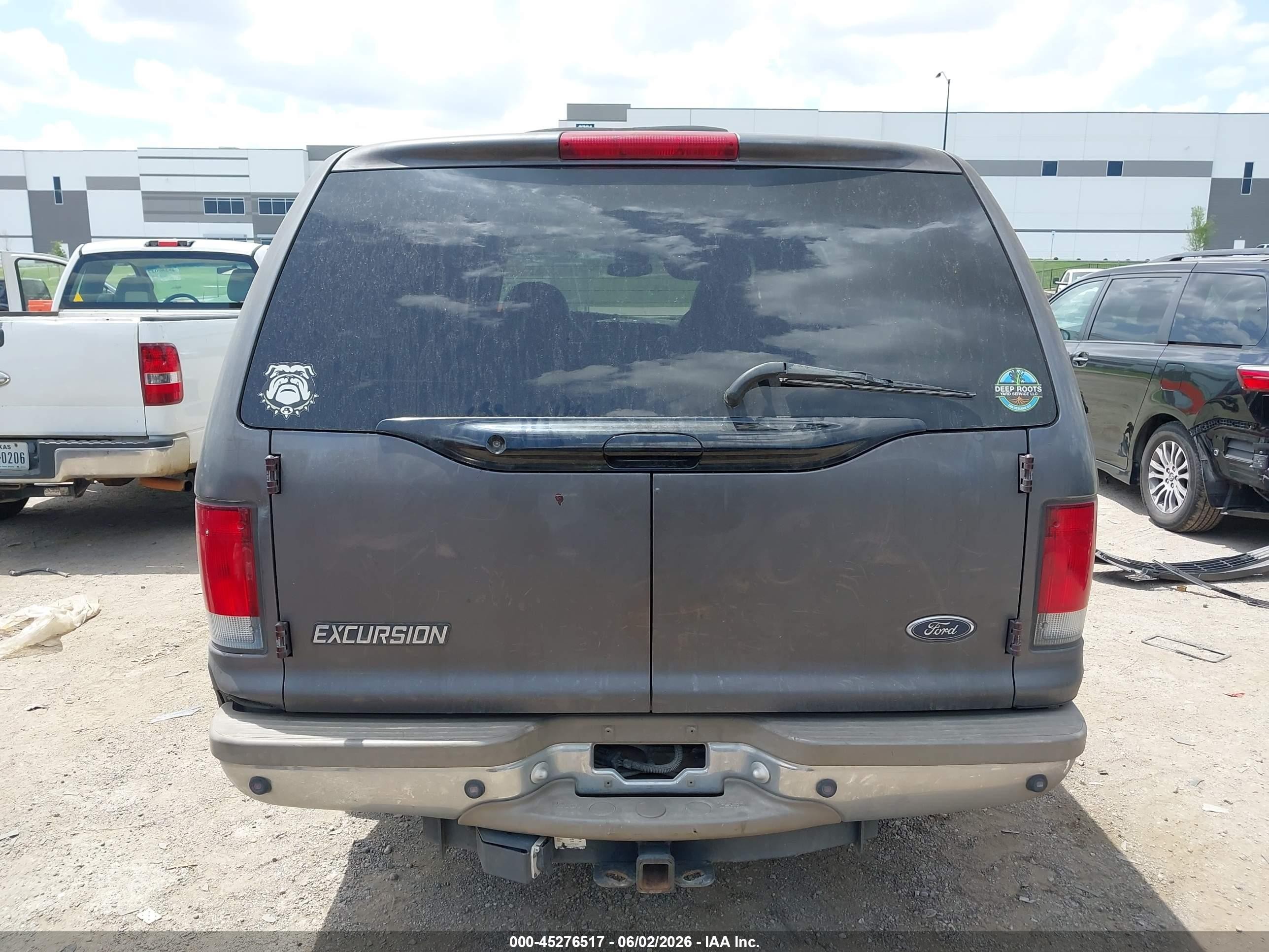 2000 Ford Excursion Limited Gray vin: 1FMNU42S5YED09344