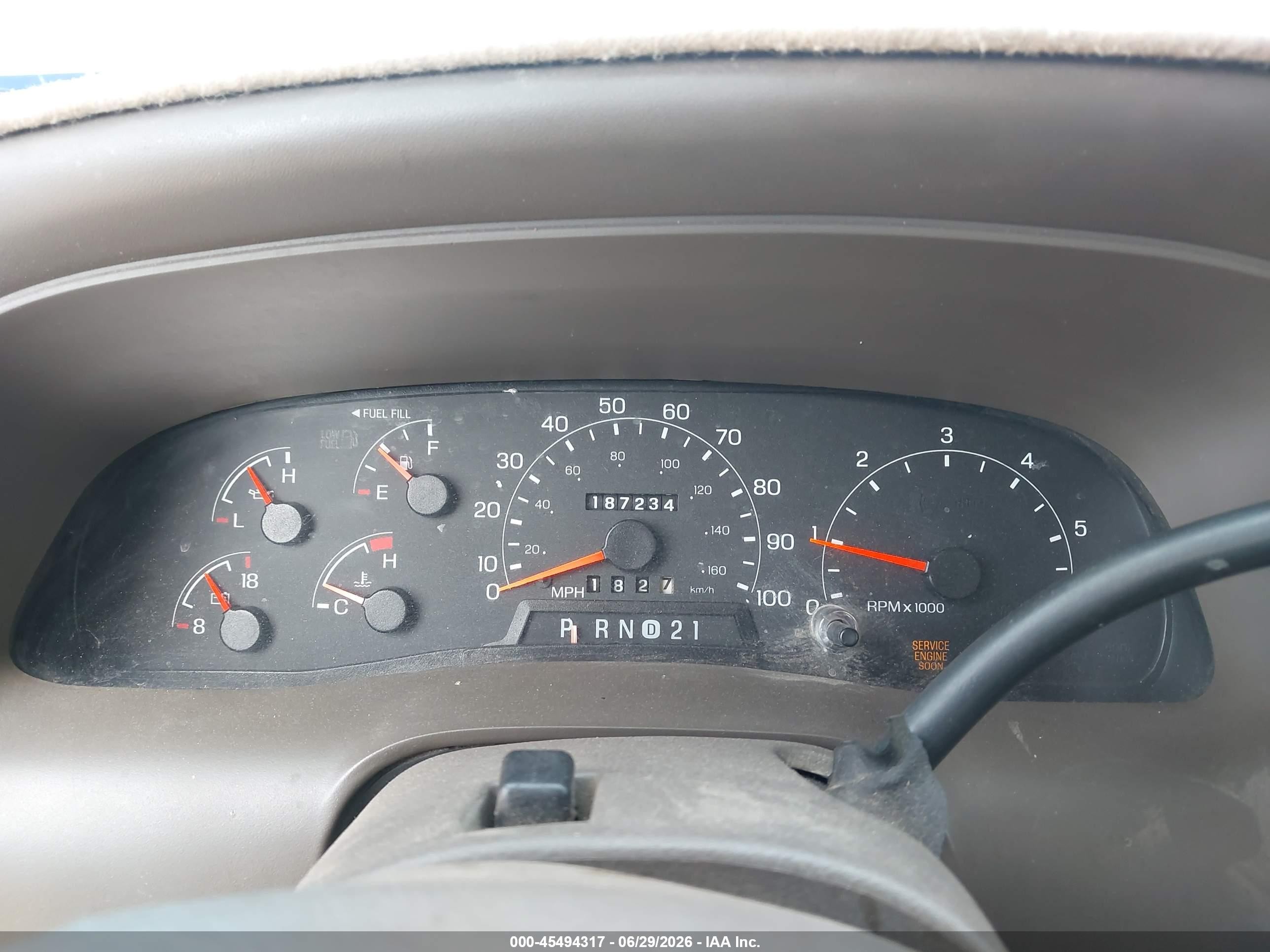 2000 Ford Excursion Limited Maroon vin: 1FMNU42S5YEE35204