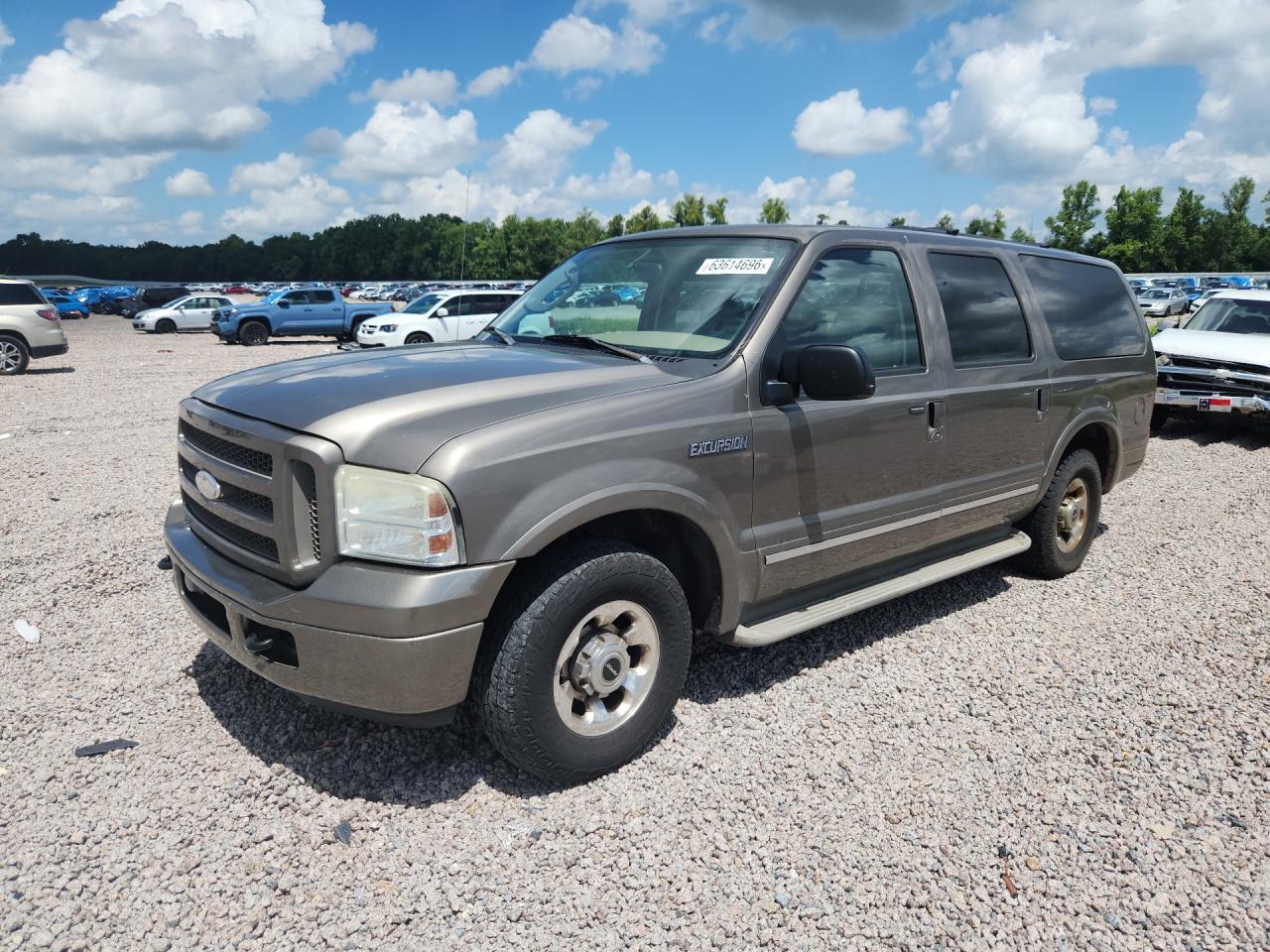 2005 Ford Excursion Limited Tan vin: 1FMNU42S65EB54069