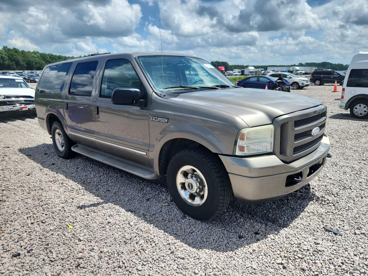 2005 Ford Excursion Limited Tan vin: 1FMNU42S65EB54069