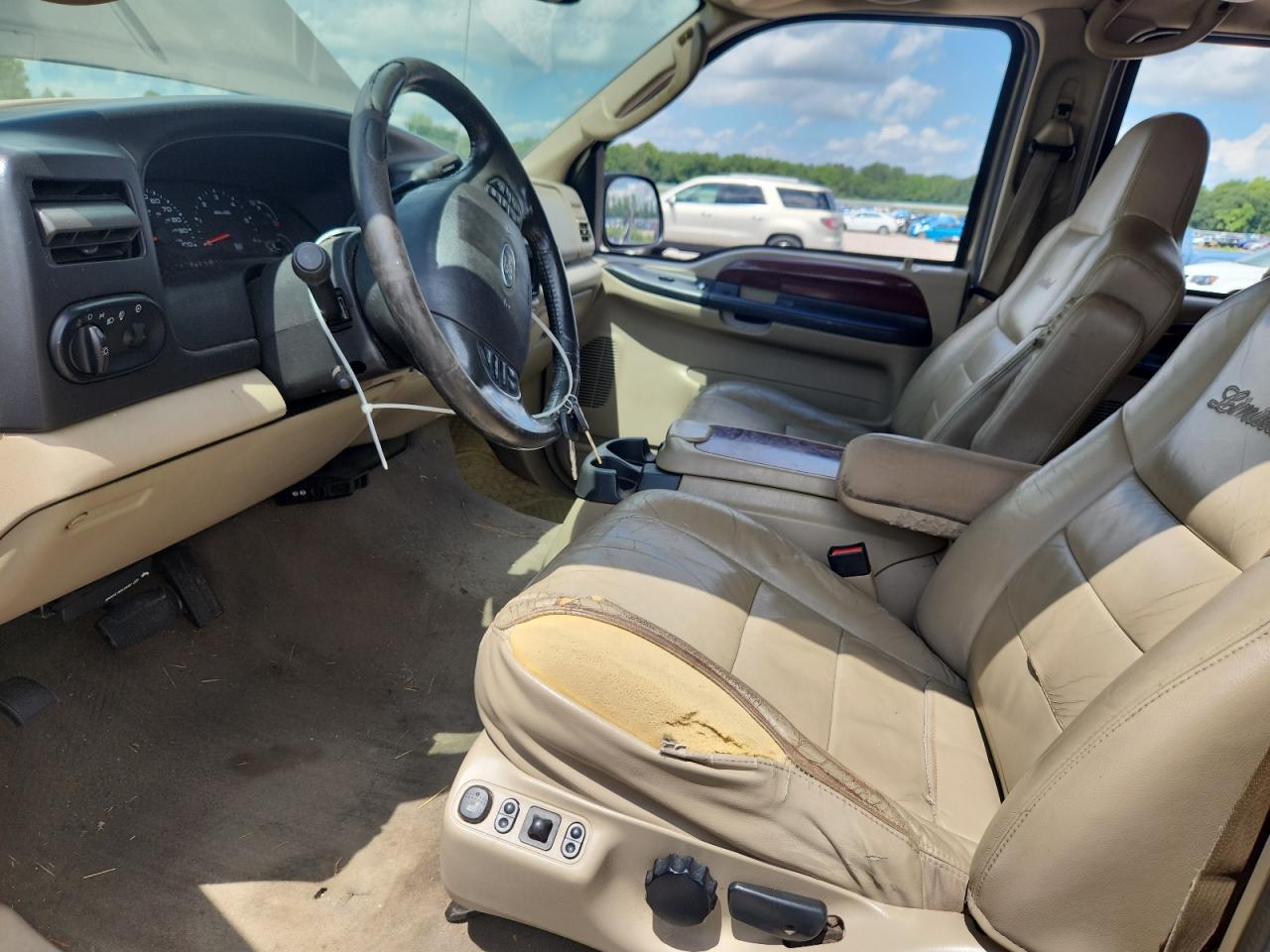 2005 Ford Excursion Limited Tan vin: 1FMNU42S65EB54069