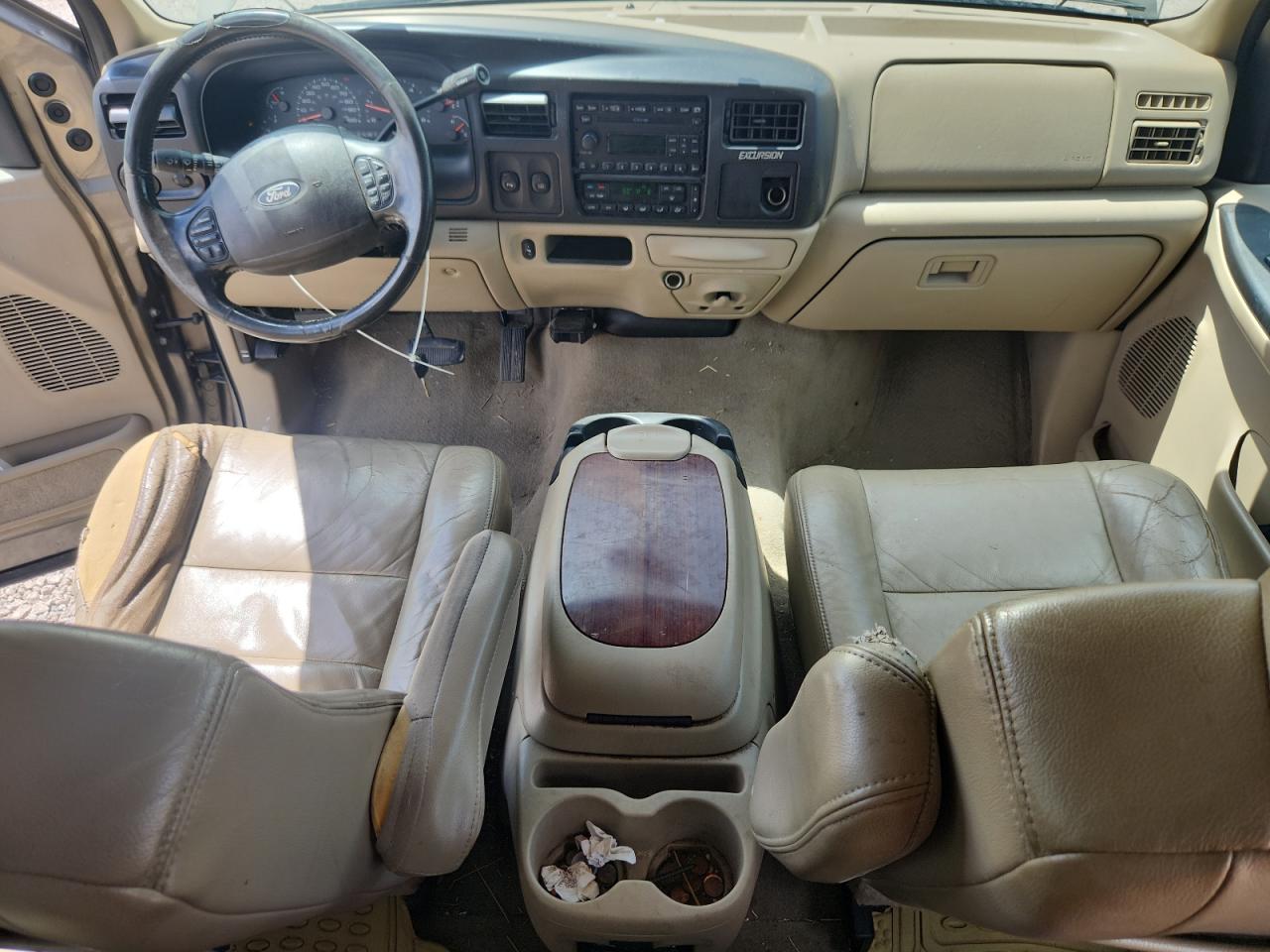 2005 Ford Excursion Limited Tan vin: 1FMNU42S65EB54069