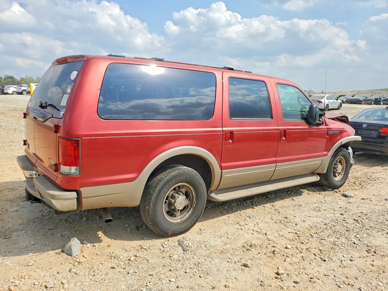 2000 Ford Excursion Limited Red vin: 1FMNU42S7YEC52550