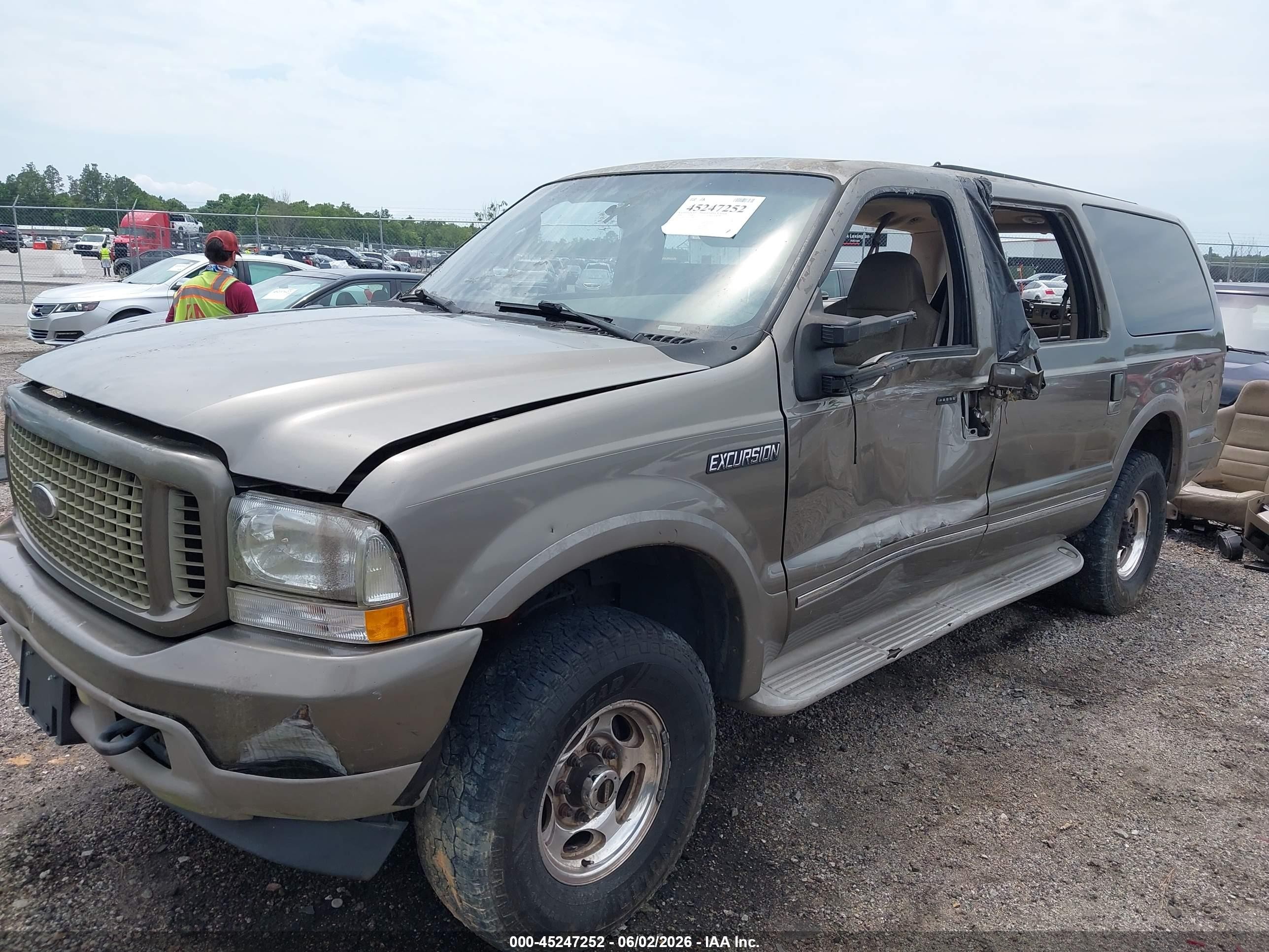 2004 Ford Excursion Limited Gray vin: 1FMNU43S04EC84829