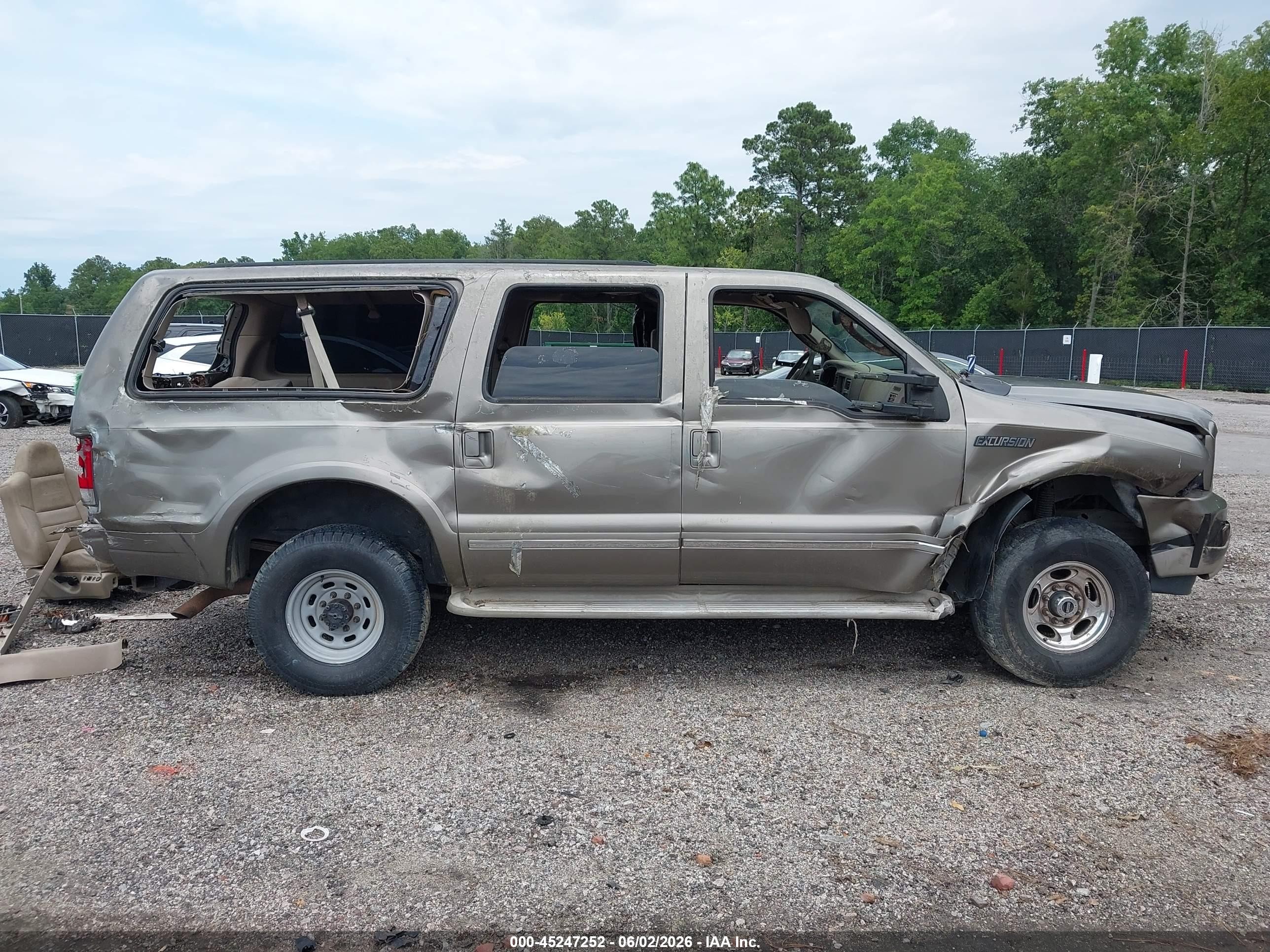 2004 Ford Excursion Limited Gray vin: 1FMNU43S04EC84829