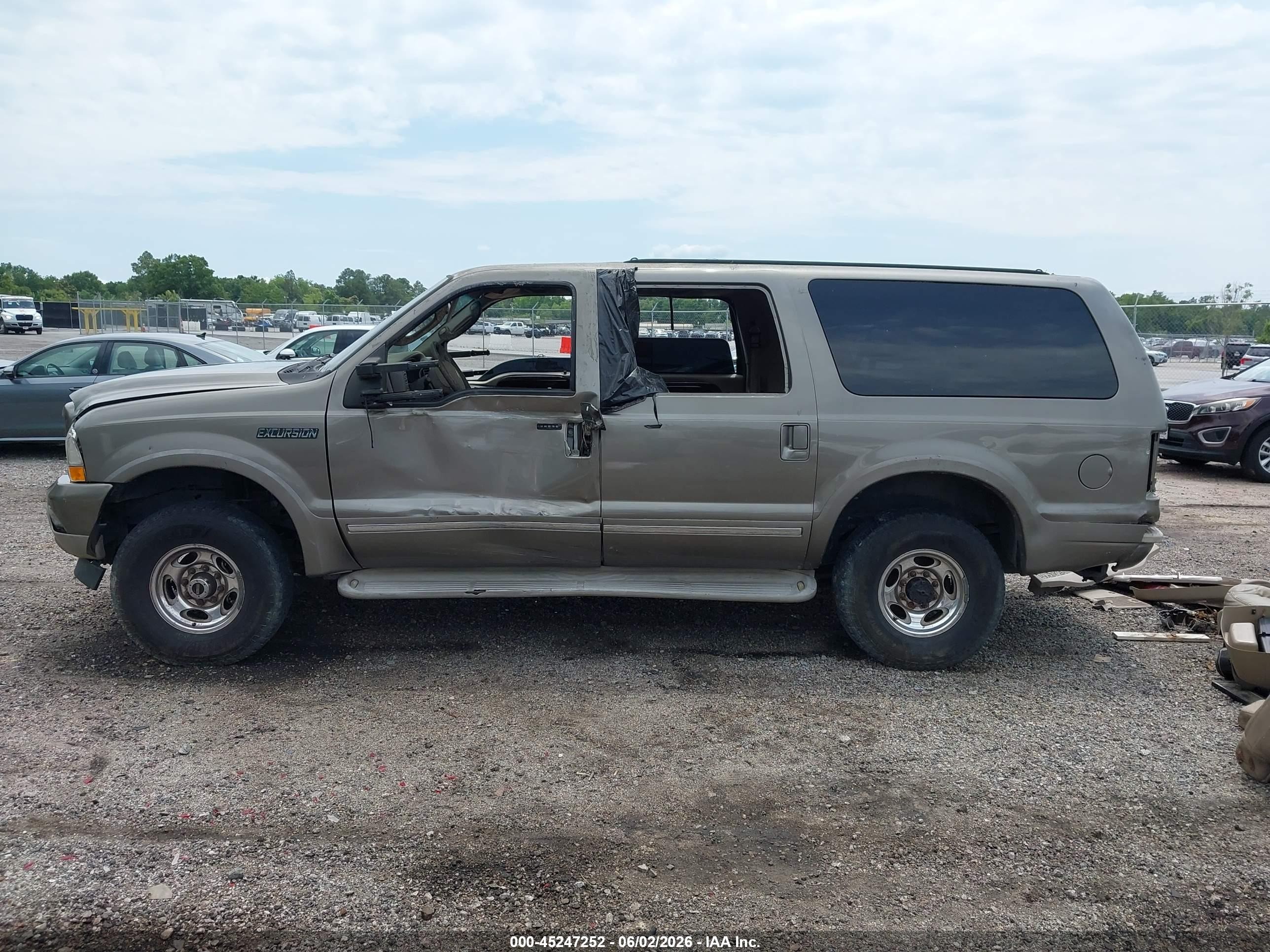 2004 Ford Excursion Limited Gray vin: 1FMNU43S04EC84829