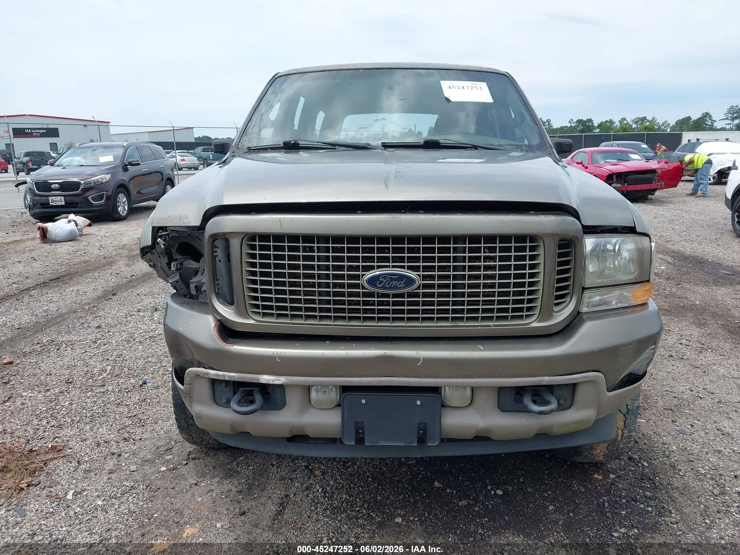 2004 Ford Excursion Limited Gray vin: 1FMNU43S04EC84829