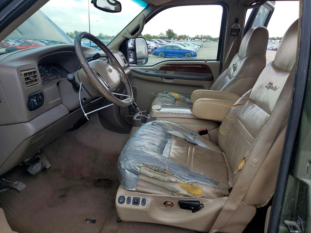 2000 Ford Excursion Limited Green vin: 1FMNU43S0YEB00401