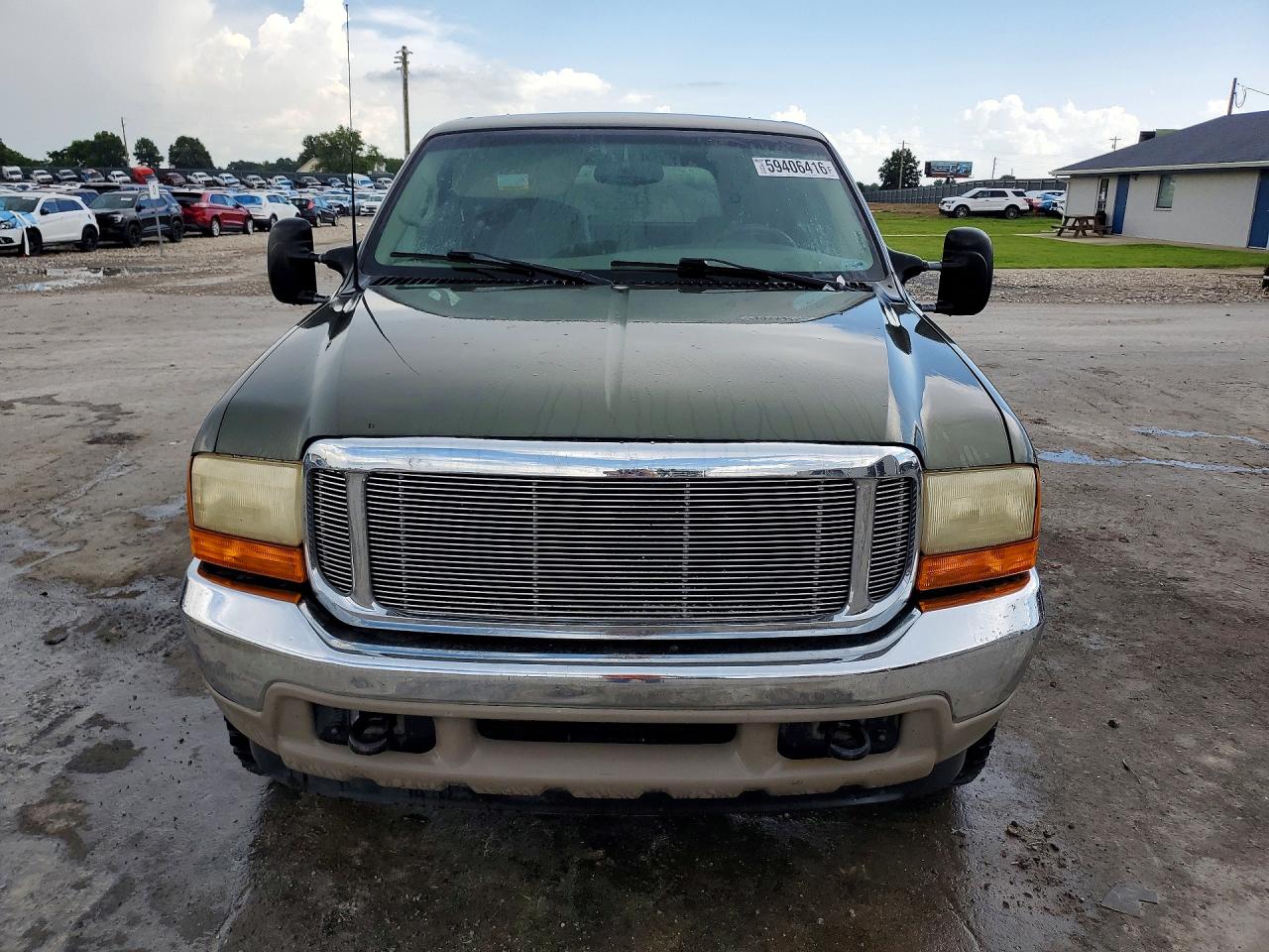 2000 Ford Excursion Limited Green vin: 1FMNU43S0YEB00401