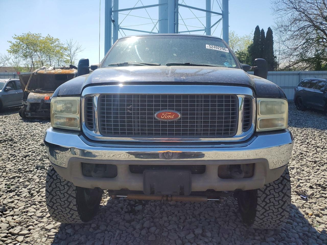 2000 Ford Excursion Limited Blue vin: 1FMNU43S0YEB60713