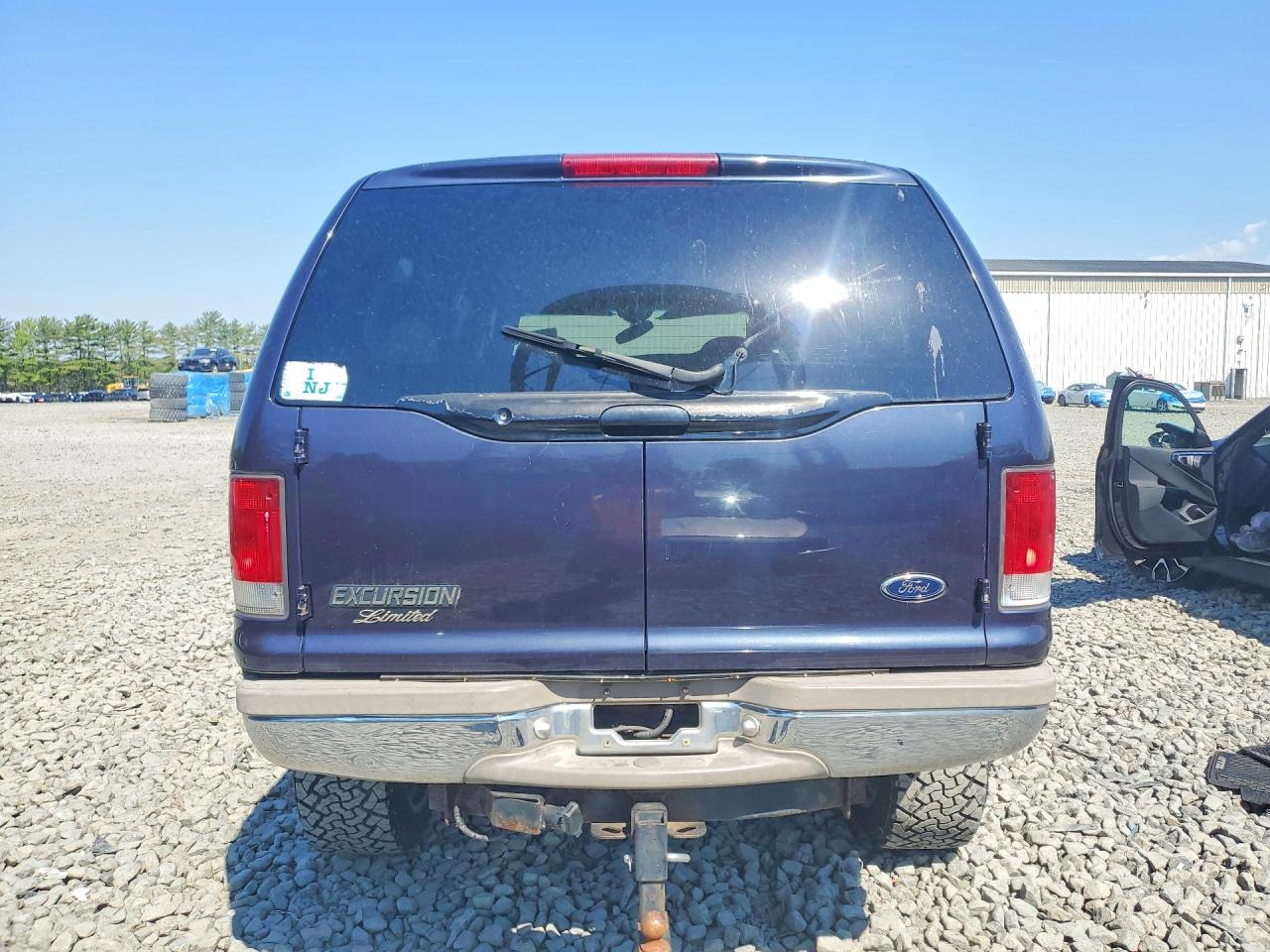 2000 Ford Excursion Limited Blue vin: 1FMNU43S0YEB60713