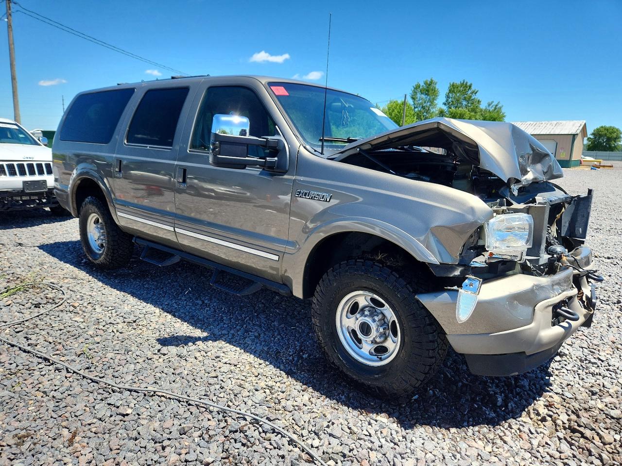 2002 Ford Excursion Limited Серый vin: 1FMNU43S22EC53787