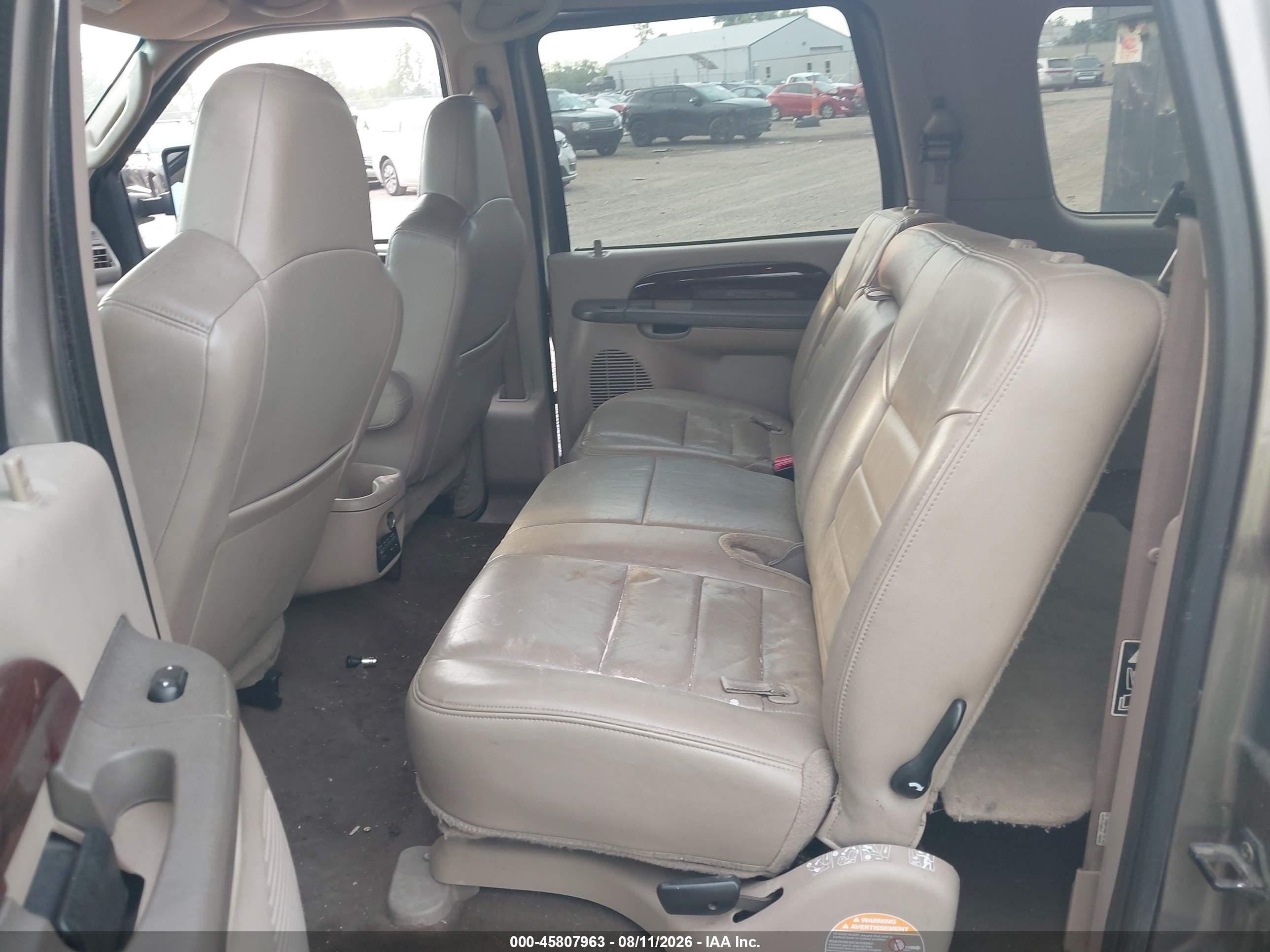 2003 Ford Excursion Limited Желто-коричневый vin: 1FMNU43S23EB70832