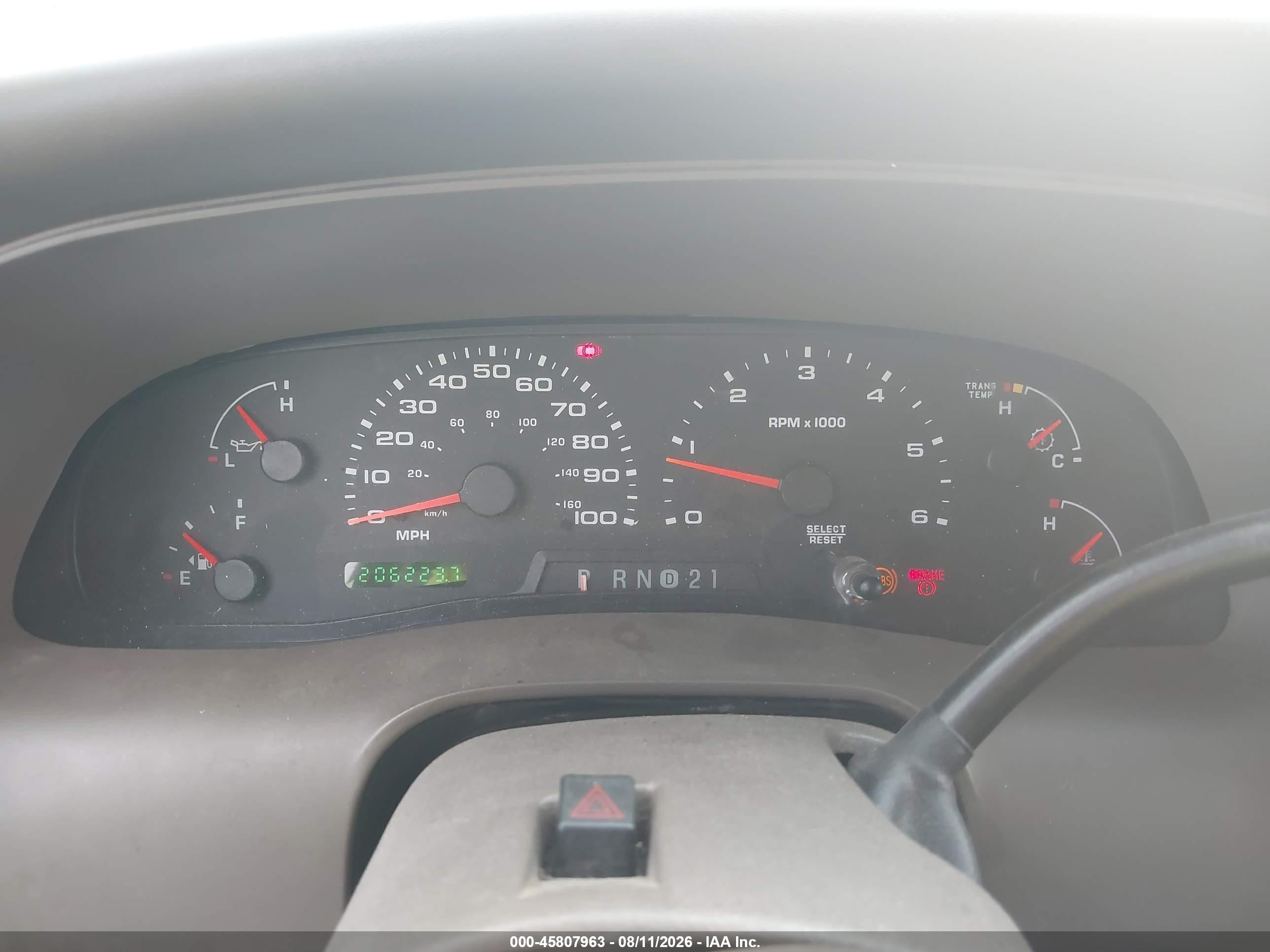 2003 Ford Excursion Limited Желто-коричневый vin: 1FMNU43S23EB70832