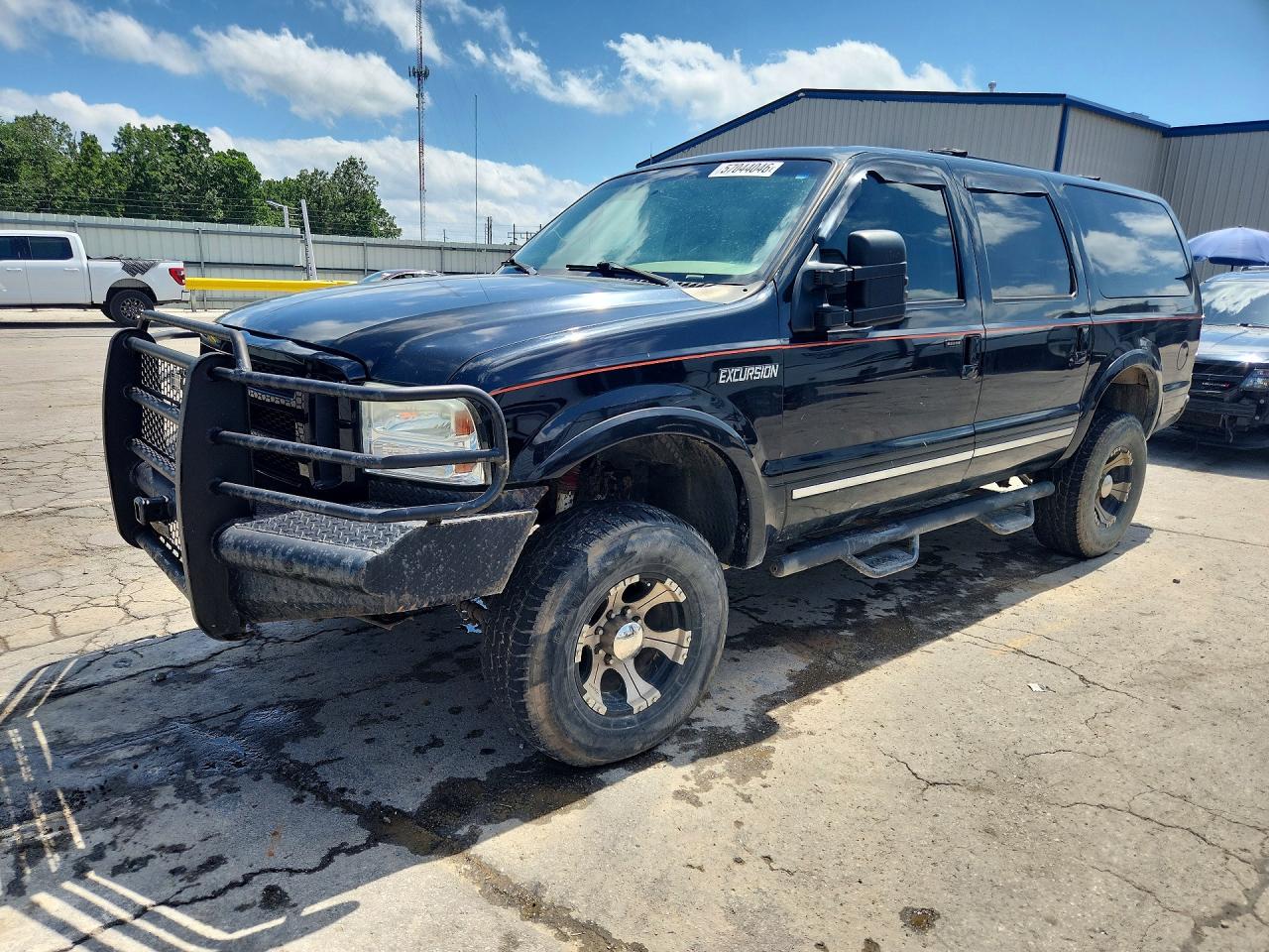 2005 Ford Excursion Limited Black vin: 1FMNU43S25EB53001