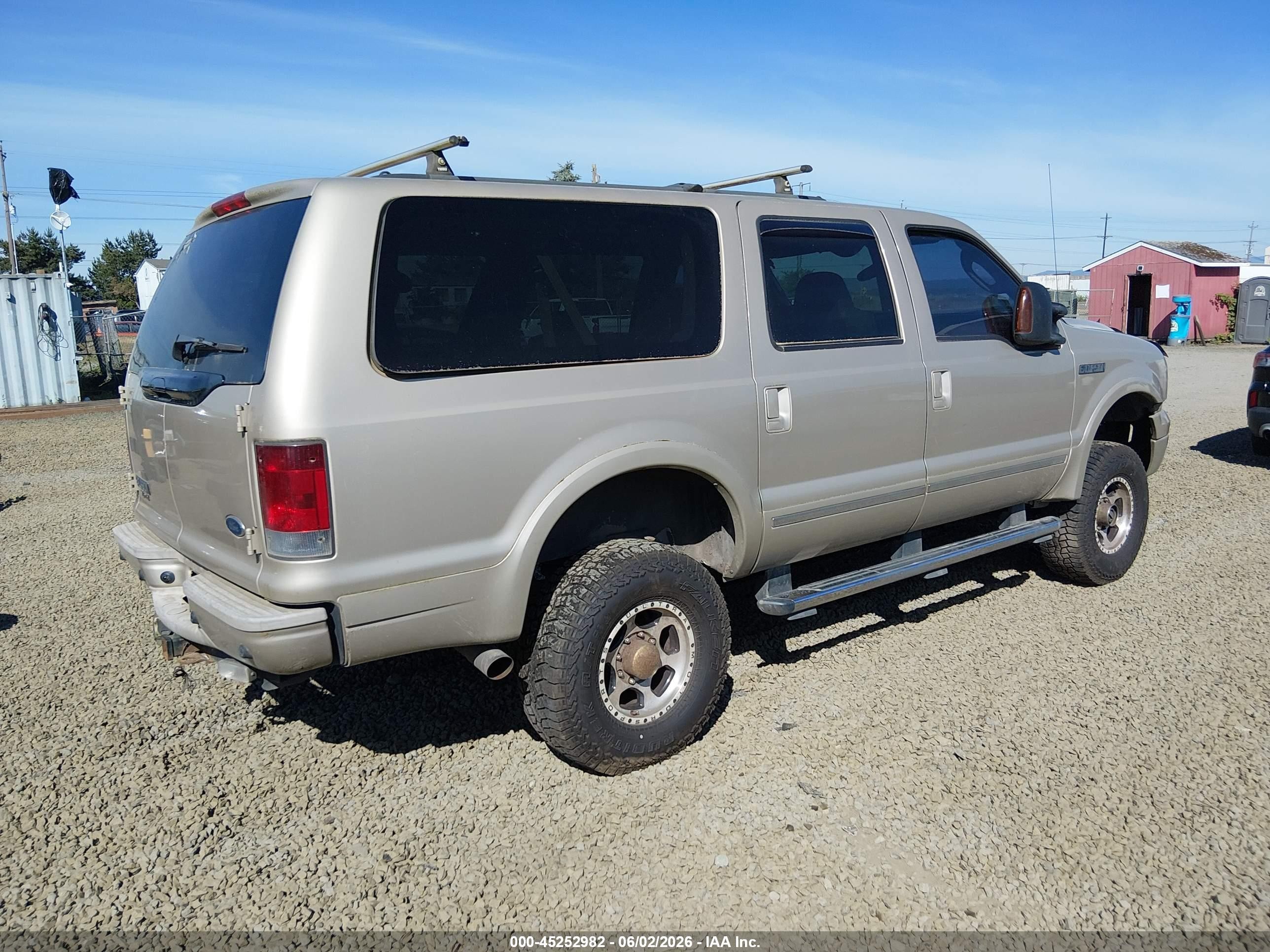 2005 Ford Excursion Limited Brown vin: 1FMNU43S25ED25754